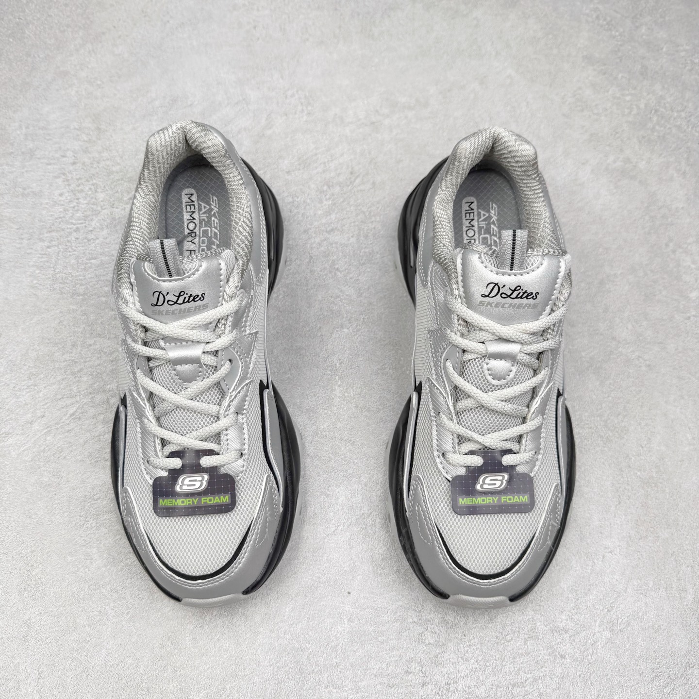 图片[2]-Skechers斯凯奇 D\’Lites 糯米熊 舒适柔软时尚百搭低帮老爹鞋 实拍调校N版已经零色差零失真 百分百还原实物色彩所见即所得 不存在货不对板色差等低级问题 选购参考实物拍摄 不混卖不参货 只用心做好货严格选品 承诺混一赔十 尺码：35.5 36 36.5 37.5 38 38.5 39 40 40.5 41 42 42.5 43 44-选品中心