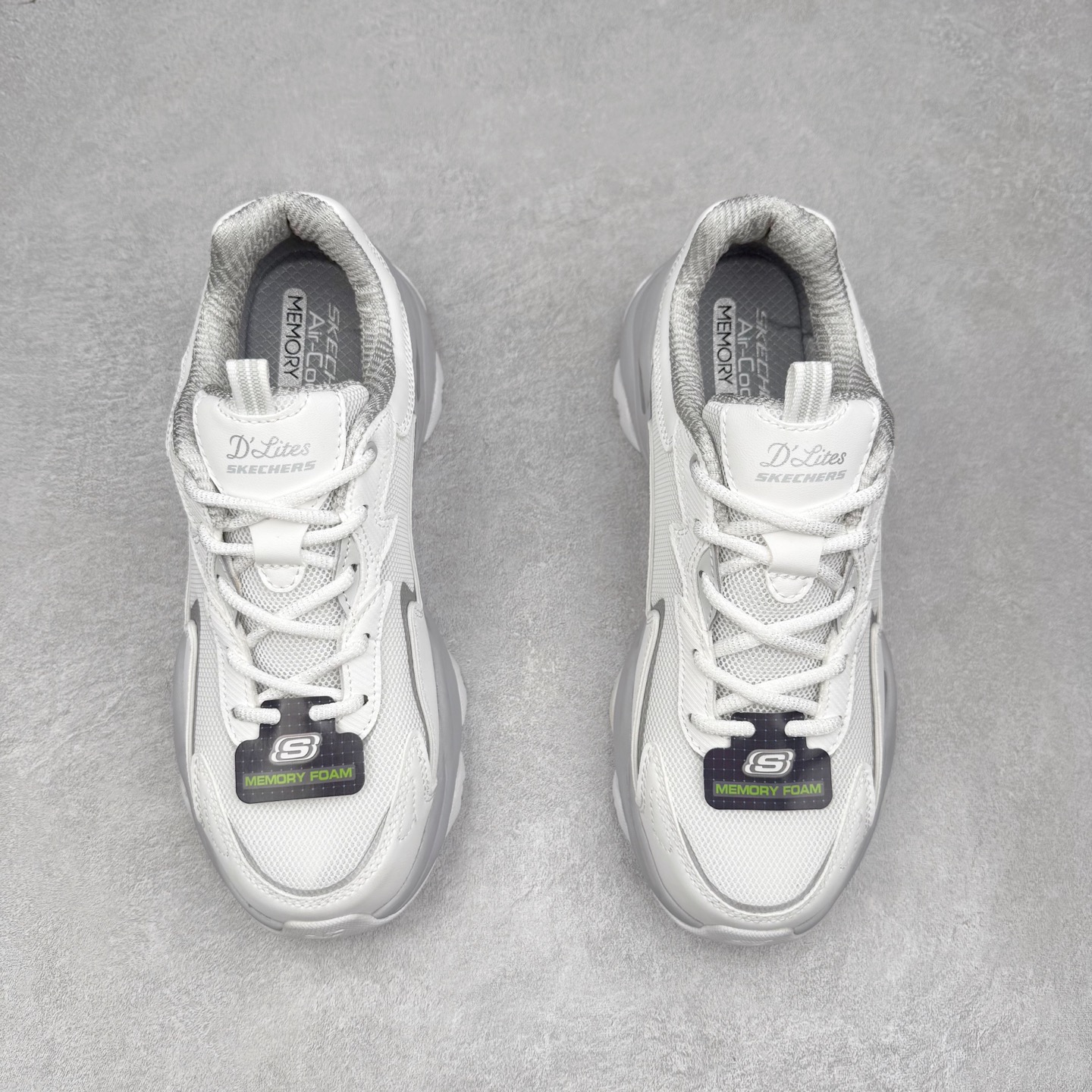 图片[2]-Skechers斯凯奇 D\’Lites 糯米熊 舒适柔软时尚百搭低帮老爹鞋 实拍调校N版已经零色差零失真 百分百还原实物色彩所见即所得 不存在货不对板色差等低级问题 选购参考实物拍摄 不混卖不参货 只用心做好货严格选品 承诺混一赔十 尺码：35.5 36 36.5 37.5 38 38.5 39 40 40.5 41 42 42.5 43 44-选品中心