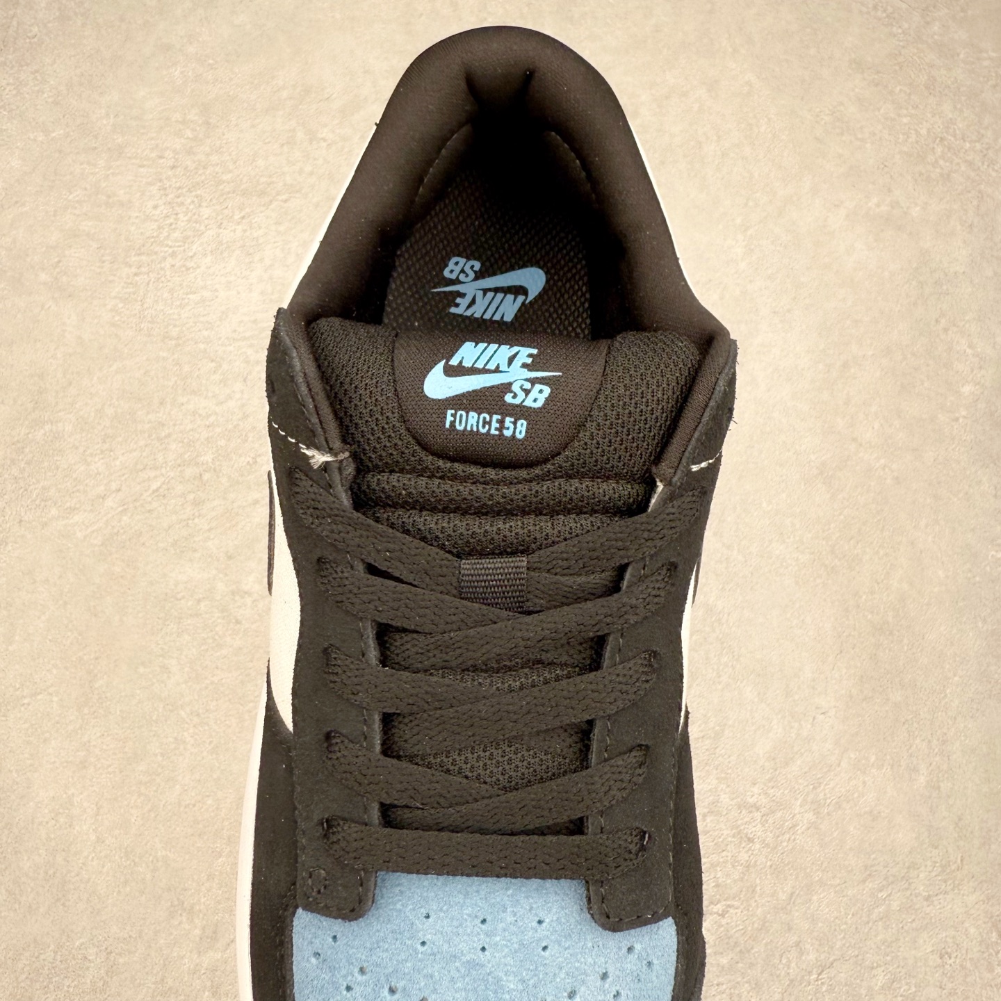 图片[5]-NK SB Force 58 空军58系列低帮休闲运动滑板板鞋 CZ2959-400 鞋面由帆布和麂皮拼接 层次感丰富 搭配硫化外底 耐磨耐穿 鞋舌及中底后跟处饰有SB Logo 表明鞋款身份 采用包边设计 经久耐穿 硫化结构则有效提升灵活性 穿上这款全新推出的创意力作 助你耀动街头 尺码：36 36.5 37.5 38 38.5 39 40 40.5 41 42 42.5 43 44 45-选品中心