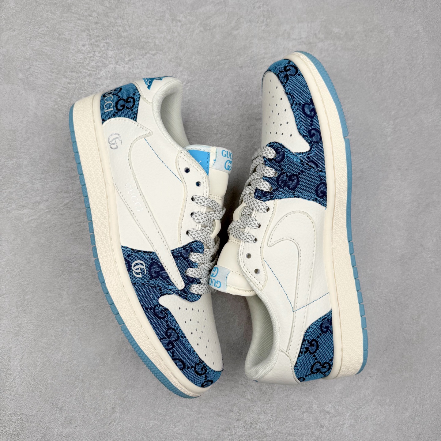 图片[3]-TS x Air Jordan AJ1 Low 倒钩低帮联名定制配色 XZ1658-001 原厂内置气垫魔块 A模大底 头层小牛皮 鞋舌AJ原厂专用牛津布+AJ专用反口珍珠布+原厂无杂质高弹内里海棉+特殊封边弹力鞋带 实拍调校N版已经零色差零失真 百分百还原实物色彩所见即所得 不存在货不对板色差等低级问题 选购参考实物拍摄 不混卖不参货 只用心做好货严格选品 承诺混一赔十 尺码：36 36.5 37.5 38 38.5 39 40 40.5 41 42 42.5 43 44 44.5 45-选品中心