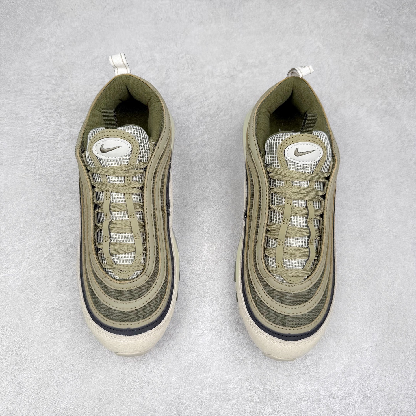 图片[2]-NK Air Max 97 SE 复古气垫跑鞋 淡绿 FB9619-002 原装批次子弹 拆解原鞋开发 打造全市场最强版本子弹 这里只对比原鞋原厂TPU反光材料 市场首家原模原气垫 拒绝套用公底原档案Swoosh电绣 卡色匹配原版 尺码：36 36.5 37.5 38 38.5 39 40 40.5 41 42 42.5 43 44 44.5 45-选品中心
