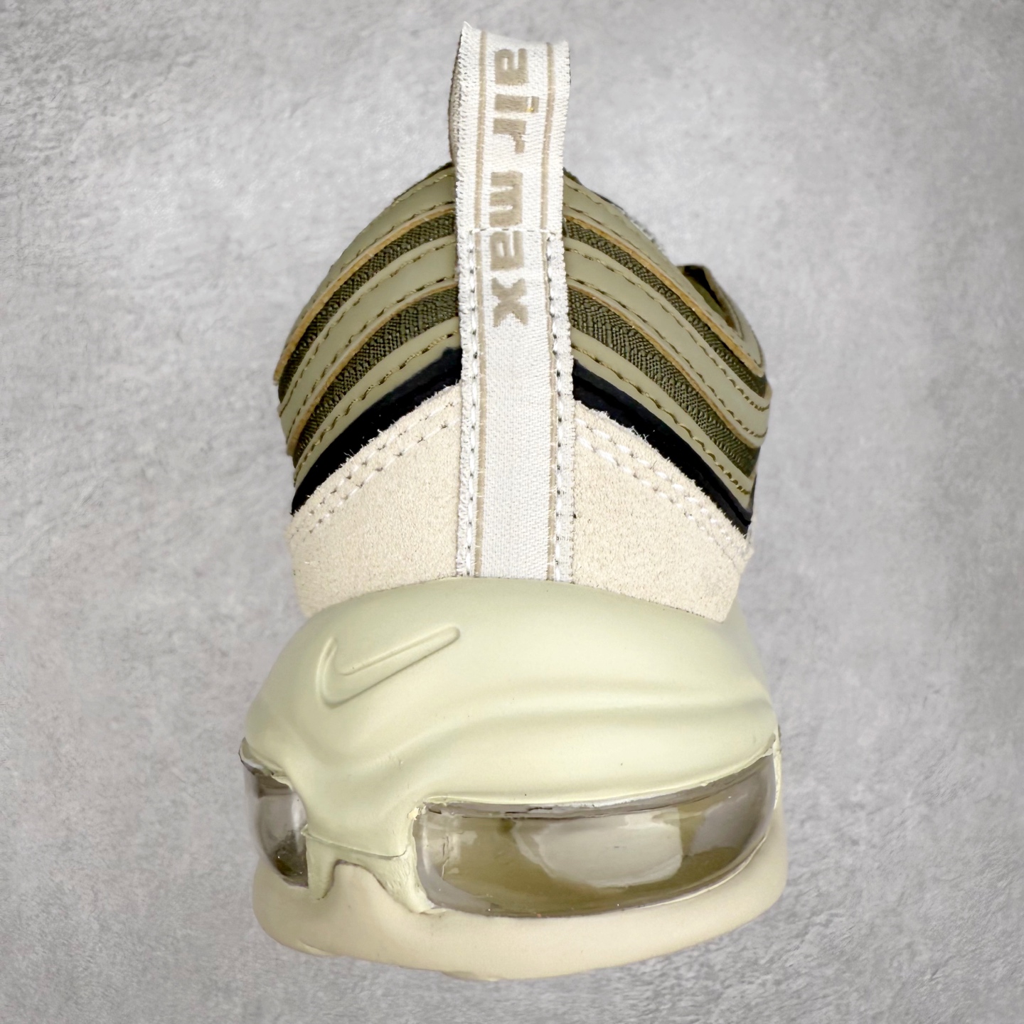 图片[8]-NK Air Max 97 SE 复古气垫跑鞋 淡绿 FB9619-002 原装批次子弹 拆解原鞋开发 打造全市场最强版本子弹 这里只对比原鞋原厂TPU反光材料 市场首家原模原气垫 拒绝套用公底原档案Swoosh电绣 卡色匹配原版 尺码：36 36.5 37.5 38 38.5 39 40 40.5 41 42 42.5 43 44 44.5 45-选品中心