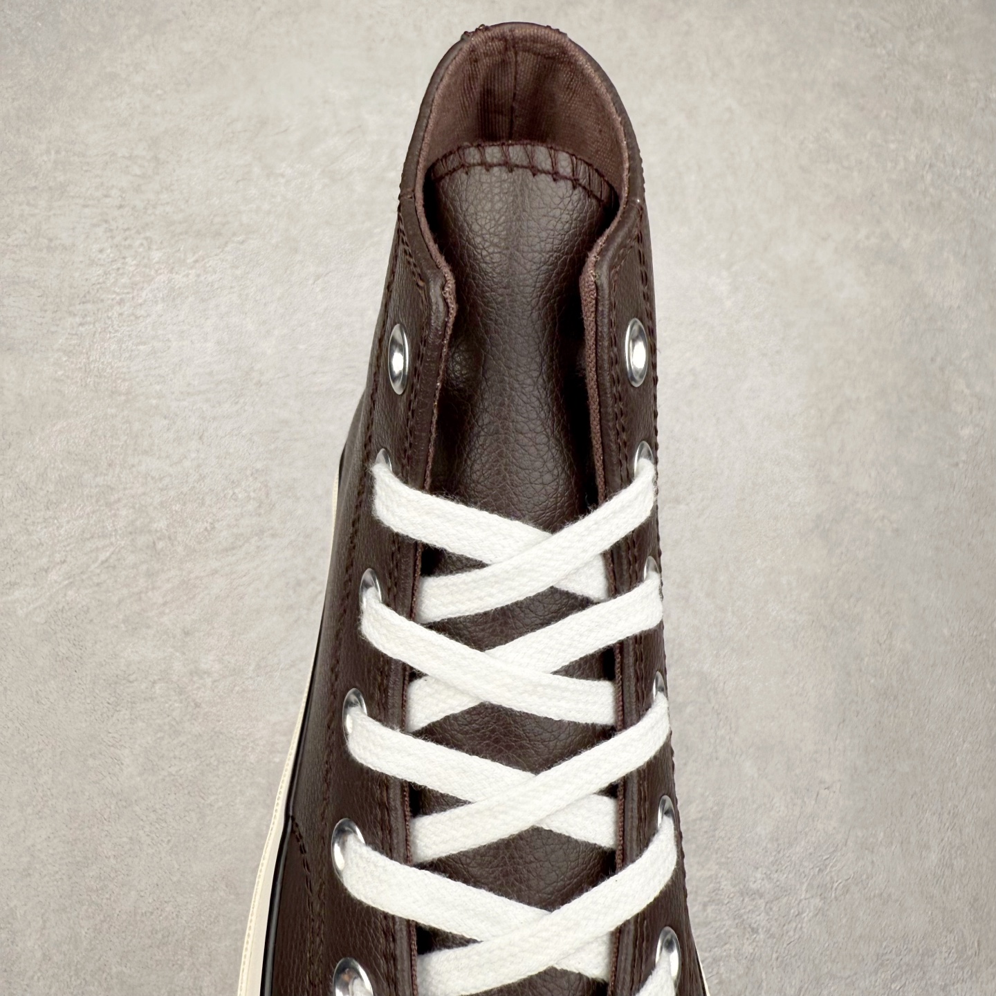 图片[5]-Converse Chuck 1970s 纯色皮面 经典70s鞋型 鞋面和Logo标均采用荔枝纹皮面材质 质感拉满 货号：A09479C 复古灰 货号：A10154C 棕咖色 尺码：35-44（36.5 37.5 39.5 41.5 42.5）-选品中心