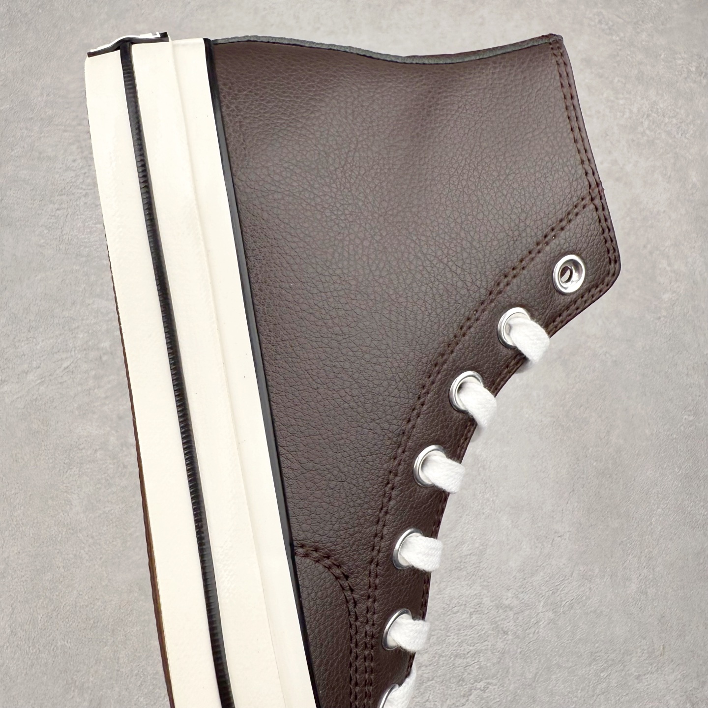 图片[6]-Converse Chuck 1970s 纯色皮面 经典70s鞋型 鞋面和Logo标均采用荔枝纹皮面材质 质感拉满 货号：A09479C 复古灰 货号：A10154C 棕咖色 尺码：35-44（36.5 37.5 39.5 41.5 42.5）-选品中心