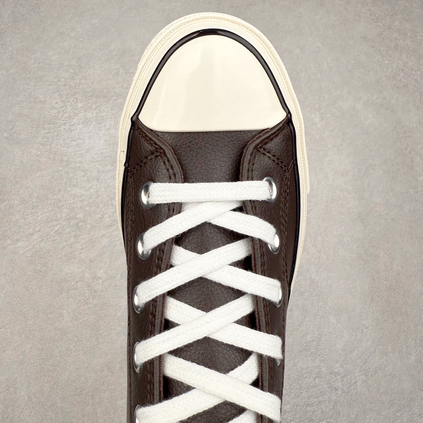 图片[4]-Converse Chuck 1970s 纯色皮面 经典70s鞋型 鞋面和Logo标均采用荔枝纹皮面材质 质感拉满 货号：A09479C 复古灰 货号：A10154C 棕咖色 尺码：35-44（36.5 37.5 39.5 41.5 42.5）-选品中心