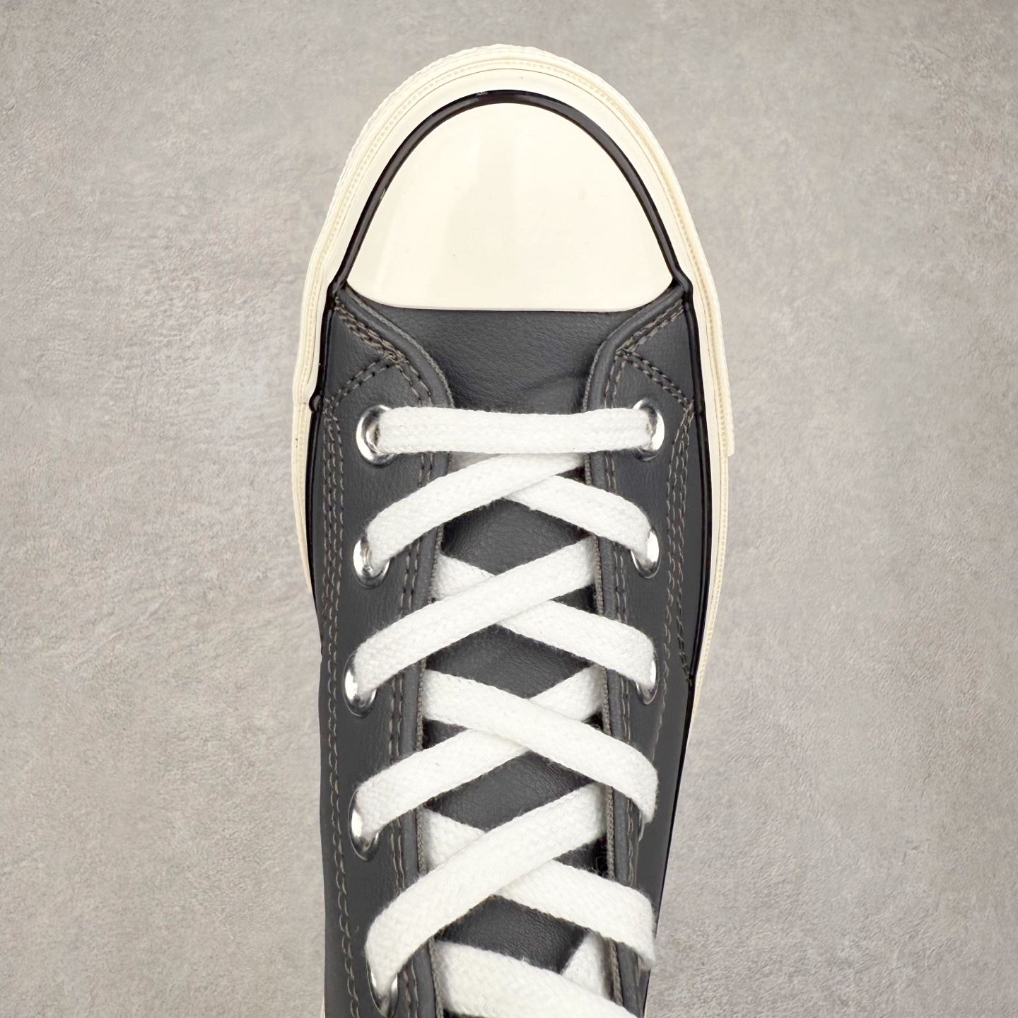 图片[4]-Converse Chuck 1970s 纯色皮面 经典70s鞋型 鞋面和Logo标均采用荔枝纹皮面材质 质感拉满 货号：A09479C 复古灰 货号：A10154C 棕咖色 尺码：35-44（36.5 37.5 39.5 41.5 42.5）-选品中心