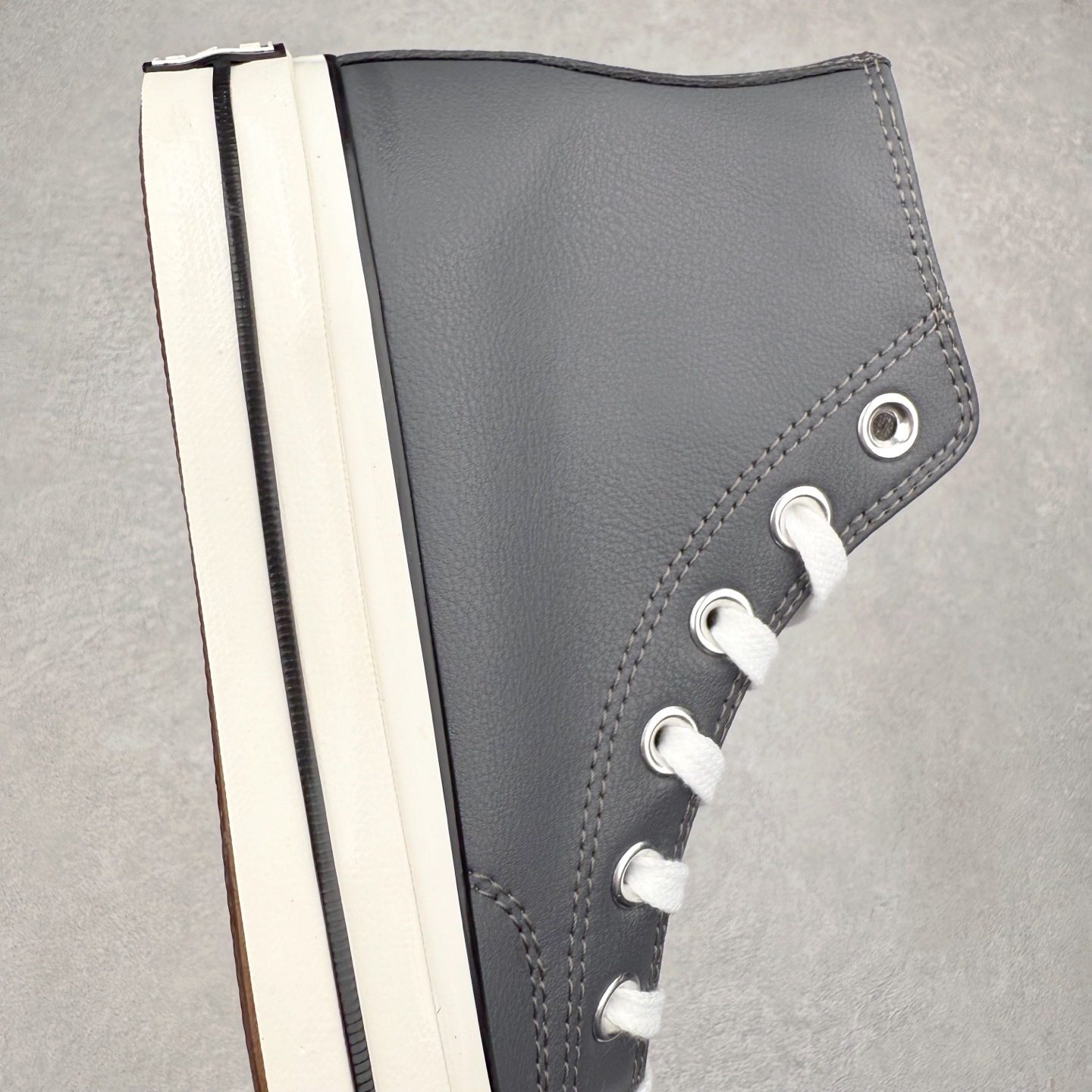 图片[6]-Converse Chuck 1970s 纯色皮面 经典70s鞋型 鞋面和Logo标均采用荔枝纹皮面材质 质感拉满 货号：A09479C 复古灰 货号：A10154C 棕咖色 尺码：35-44（36.5 37.5 39.5 41.5 42.5）-选品中心