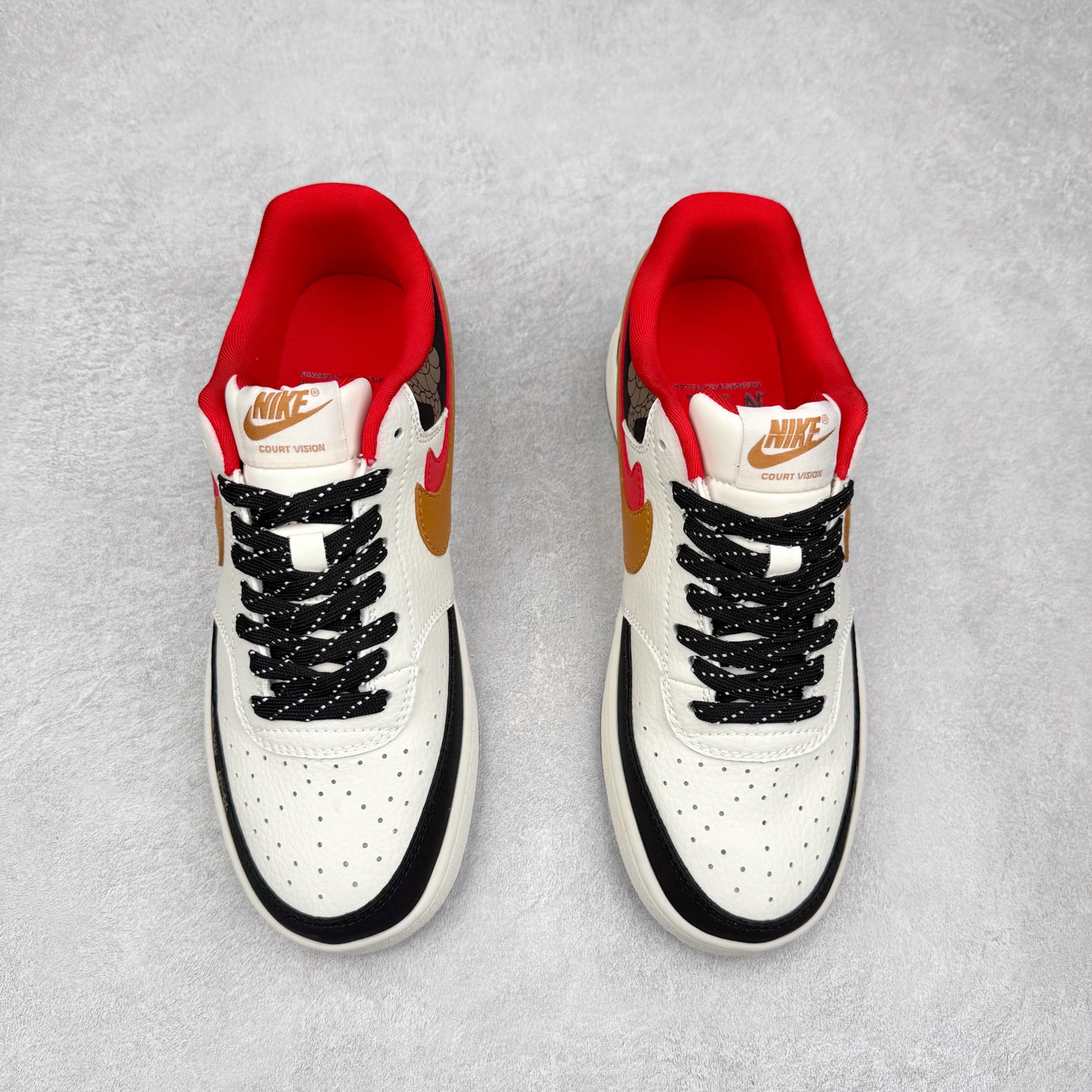 图片[2]-＃福利特价 NK Court Vision 1 Low低帮板鞋运动鞋休闲鞋 折边针车 工艺难度大 原楦头原纸板 原装鞋盒 定制五金配件 内置全掌气垫 原厂鞋底 尺码：36 36.5 37.5 38 38.5 39 40 40.5 41 42 42.5 43 44 44.5 45-选品中心