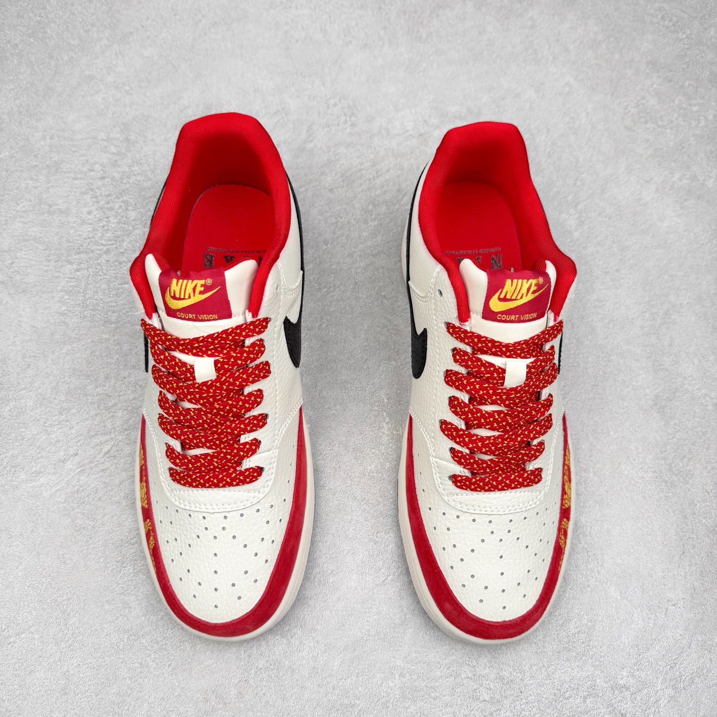 图片[2]-＃福利特价 NK Court Vision 1 Low低帮板鞋运动鞋休闲鞋 折边针车 工艺难度大 原楦头原纸板 原装鞋盒 定制五金配件 内置全掌气垫 原厂鞋底 尺码：36 36.5 37.5 38 38.5 39 40 40.5 41 42 42.5 43 44 44.5 45-选品中心