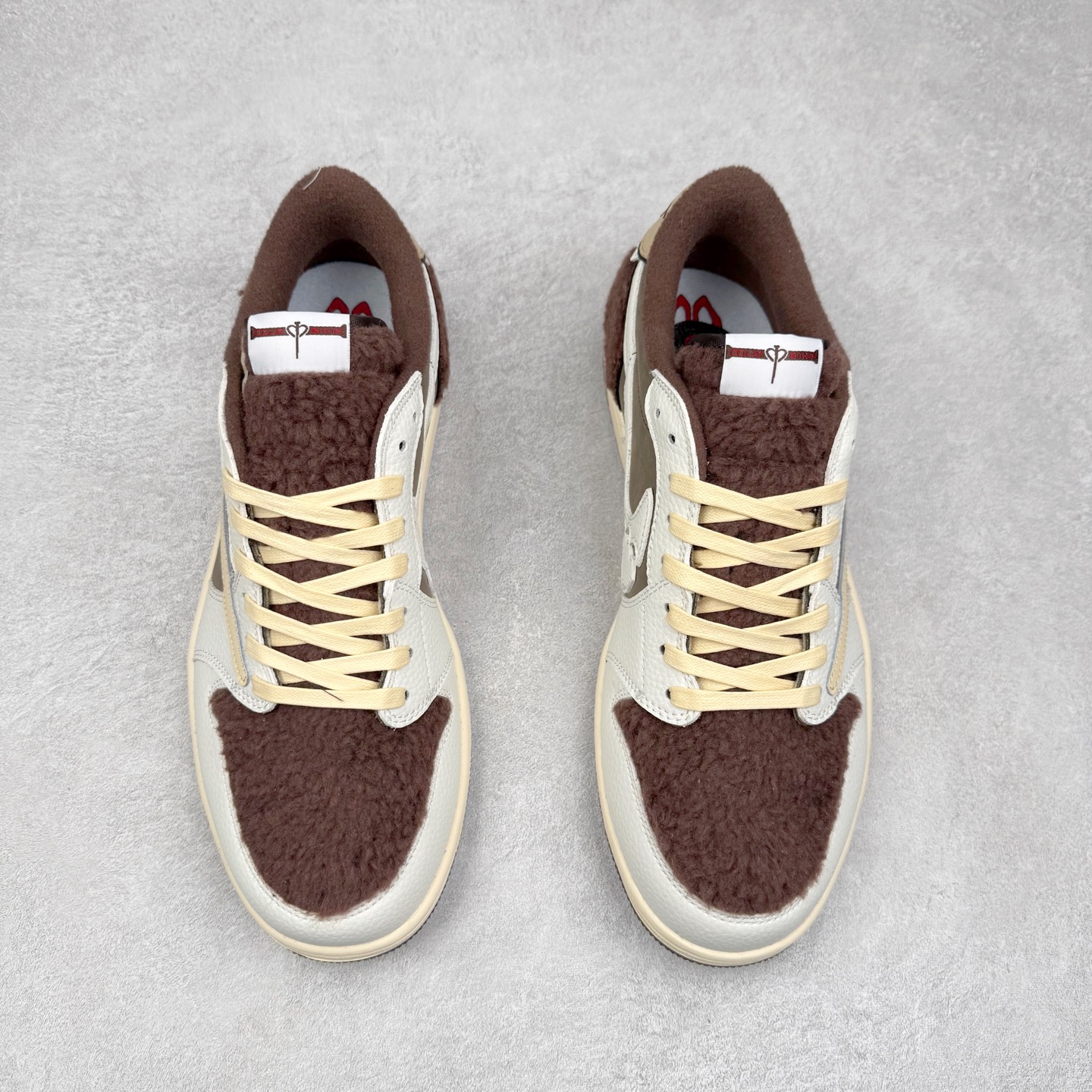 图片[2]-TS x Air Jordan AJ1 Low 倒钩低帮联名定制配色 XS7089-605 原厂内置气垫魔块 A模大底 头层小牛皮 鞋舌AJ原厂专用牛津布+AJ专用反口珍珠布+原厂无杂质高弹内里海棉+特殊封边弹力鞋带 实拍调校N版已经零色差零失真 百分百还原实物色彩所见即所得 不存在货不对板色差等低级问题 选购参考实物拍摄 不混卖不参货 只用心做好货严格选品 承诺混一赔十 尺码：36 36.5 37.5 38 38.5 39 40 40.5 41 42 42.5 43 44 44.5 45-选品中心