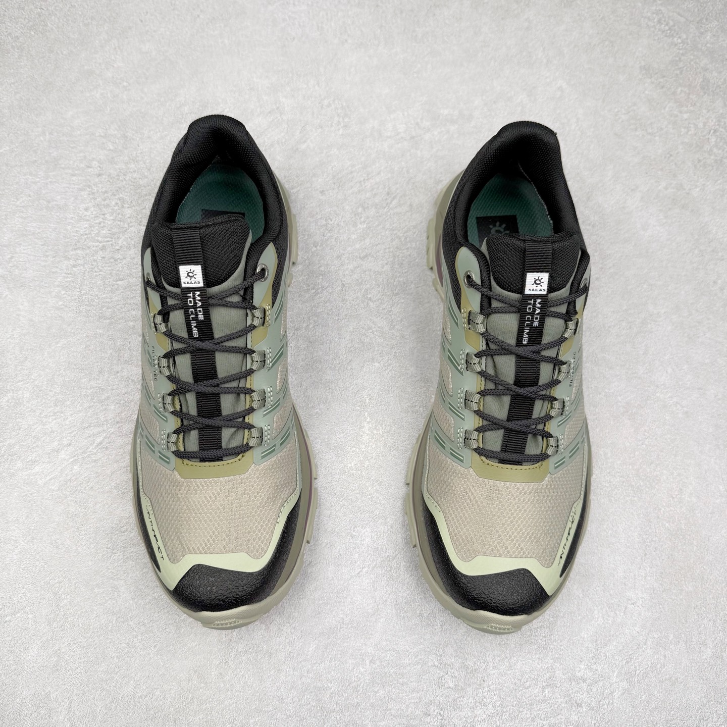 图片[2]-＃HP KAILAS 凯乐石远征5代 FLT 舒适简约经典登山 防滑耐磨防水低帮徒步鞋 KAILAS凯乐石品牌是全球三大全系攀登品牌之一，于2003年创立于中国广州，致力于为有攀登梦想的户外运动员及爱好者，研发制造功能性专业装备，满足他们在极限环境下安全舒适的需求，凯乐石专注于科技面料的开发及专业功能设计，产品线覆盖登山、攀岩、徒步、越野跑山、露营、旅行等多项户外运动，通过运动员的测试反馈，不断进化迭代，产品荣获国内外大奖71座，发明专利21个，更突破性的自主研发攀登器械，打造出中国的攀登硬实力。实拍调校N版已经零色差零失真 百分百还原实物色彩所见即所得 不存在货不对板色差等低级问题 选购参考实物拍摄 不混卖不参货 只用心做好货严格选品 承诺混一赔十 尺码：36 36.5 37.5 38 38.5 39 40 40.5 41 42 42.5 43 44 44.5 45-选品中心