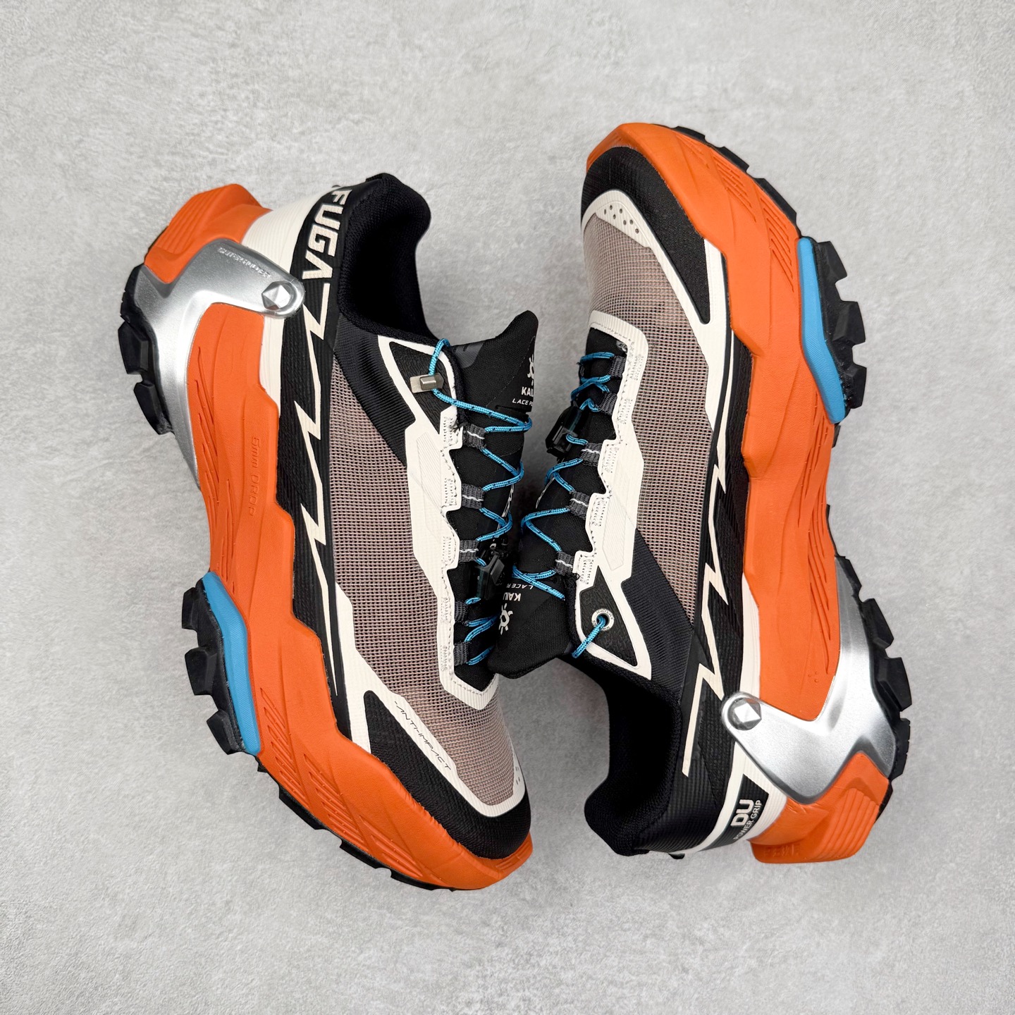 图片[3]-凯乐石 KAILAS FUGA DU 2 时尚百搭网布橡胶TPU减震防滑耐磨透气低帮越野跑步鞋 KAILAS凯乐石品牌是全球三大全系攀登品牌之一，于2003年创立于中国广州，致力于为有攀登梦想的户外运动员及爱好者，研发制造功能性专业装备，满足他们在极限环境下安全舒适的需求，凯乐石专注于科技面料的开发及专业功能设计，产品线覆盖登山、攀岩、徒步、越野跑山、露营、旅行等多项户外运动，通过运动员的测试反馈，不断进化迭代，产品荣获国内外大奖71座，发明专利21个，更突破性的自主研发攀登器械，打造出中国的攀登硬实力。实拍调校N版已经零色差零失真 百分百还原实物色彩所见即所得 不存在货不对板色差等低级问题 选购参考实物拍摄 不混卖不参货 只用心做好货严格选品 承诺混一赔十 尺码：36 36.5 37.5 38 38.5 39 40 40.5 41 42 42.5 43 44 44.5 45-选品中心