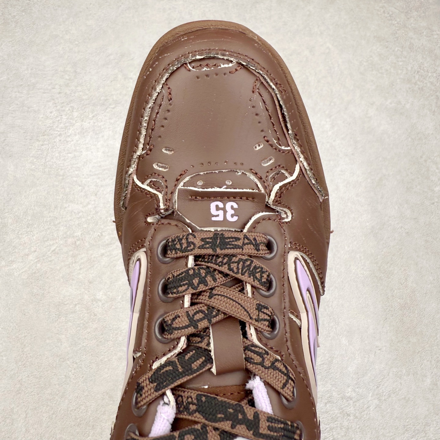 图片[4]-Balenciaga 巴黎世家 Hamptons 手工做旧款 牛皮革 复古圆头系带低帮休闲鞋 官方原配套鞋盒 防尘纸配套齐全 尺码：35 36 37 38 39 40 41 42 43 44 45-选品中心