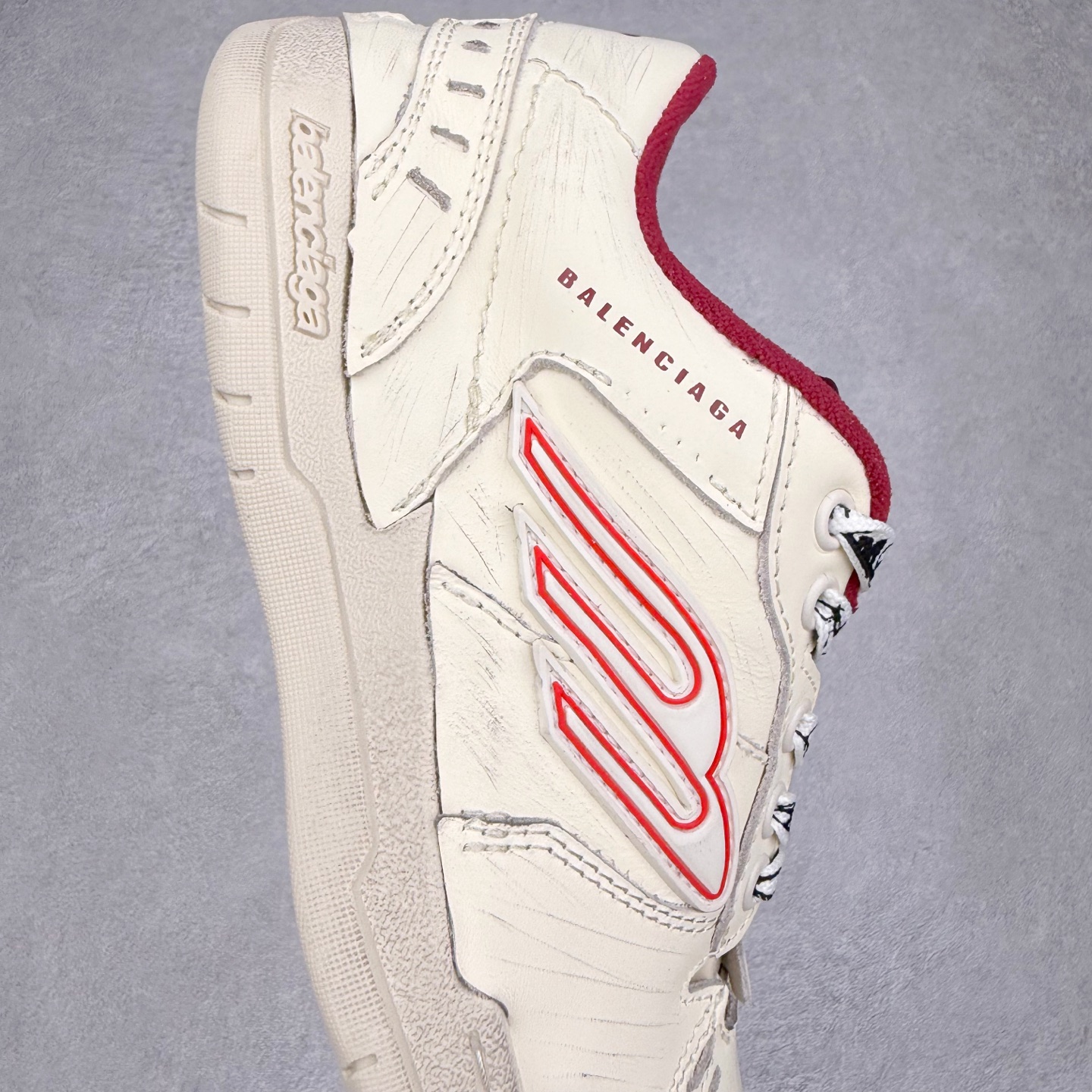 图片[6]-Balenciaga 巴黎世家 Hamptons 手工做旧款 牛皮革 复古圆头系带低帮休闲鞋 官方原配套鞋盒 防尘纸配套齐全 尺码：35 36 37 38 39 40 41 42 43 44 45-选品中心