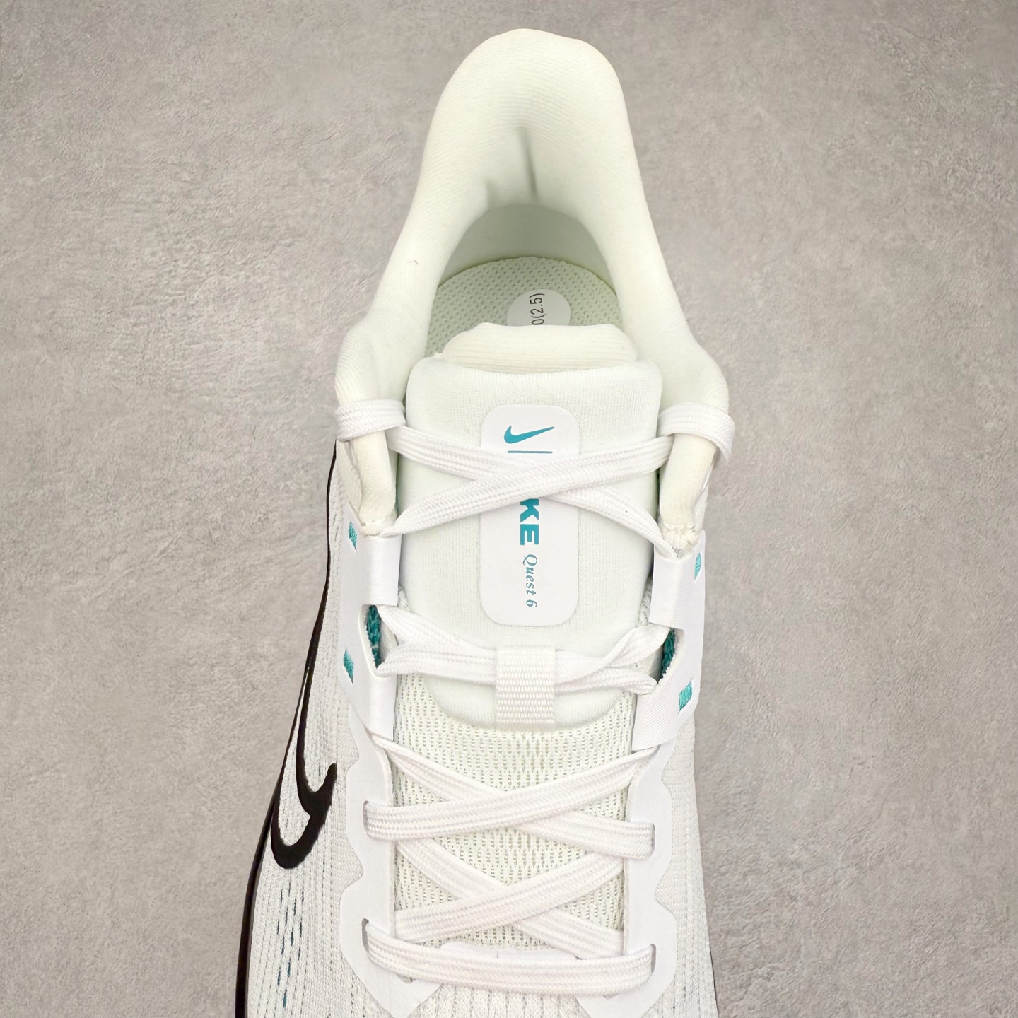 图片[5]-＃TG纯原 NK Quest 6 极致六代网面透气休闲跑步鞋 FD6033-105 简约高科技设计采用多层材料 为双足带来凉爽感受和稳固体验时尚鞋面搭配中足包覆设计 提供稳固贴合感 一层网眼布材质 在跑步期间为你带来轻盈透气性能 同时展现利落外观 加高叠层设计 为每一步带来柔软缓震性能 具备出色抓地力与耐穿着性 舒适感出众 货号：DD0204-301 尺码：36 36.5 37.5 38 38.5 39 40 40.5 41 42 42.5 43 44 44.5 45-选品中心