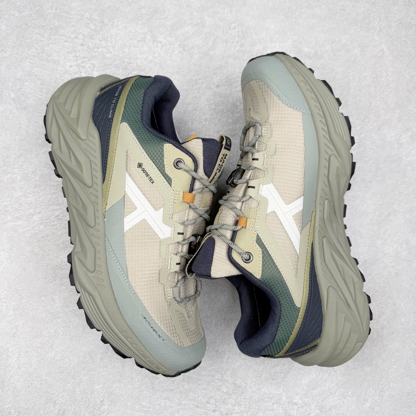 图片[3]-凯乐石 KAILAS 山行2代 GTX 25款舒适缓冲徒步 织物TPU减震防滑透气包裹性轻便低帮超强抓地力越野跑步鞋 KAILAS凯乐石品牌是全球三大全系攀登品牌之一，于2003年创立于中国广州，致力于为有攀登梦想的户外运动员及爱好者，研发制造功能性专业装备，满足他们在极限环境下安全舒适的需求，凯乐石专注于科技面料的开发及专业功能设计，产品线覆盖登山、攀岩、徒步、越野跑山、露营、旅行等多项户外运动，通过运动员的测试反馈，不断进化迭代，产品荣获国内外大奖71座，发明专利21个，更突破性的自主研发攀登器械，打造出中国的攀登硬实力。实拍调校N版已经零色差零失真 百分百还原实物色彩所见即所得 不存在货不对板色差等低级问题 选购参考实物拍摄 不混卖不参货 只用心做好货严格选品 承诺混一赔十 尺码：36 36.5 37.5 38 38.5 39 40 40.5 41 42 42.5 43 44 44.5 45-选品中心