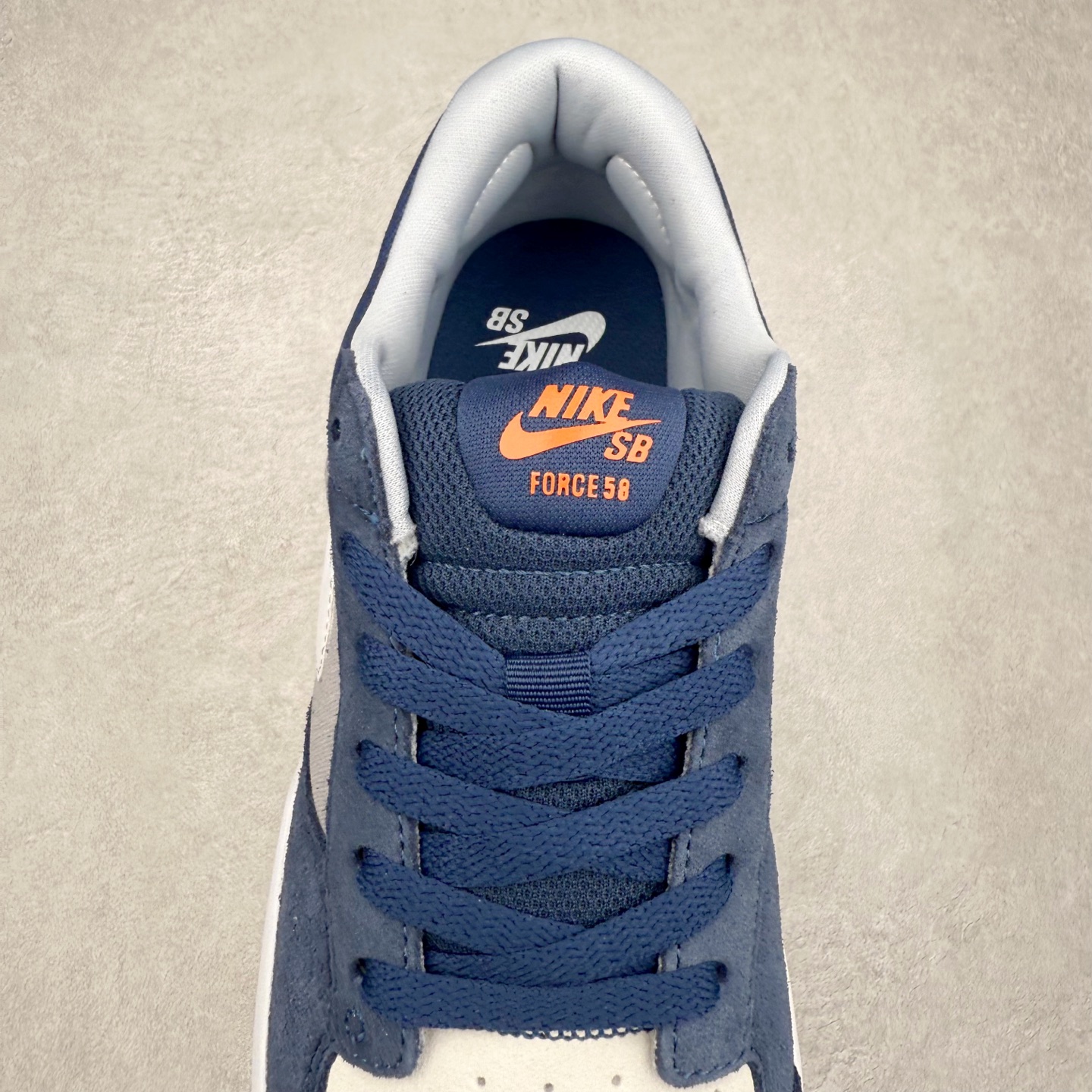 图片[5]-NK SB Force 58 空军58系列低帮休闲运动滑板板鞋 CZ2959-403 鞋面由帆布和麂皮拼接 层次感丰富 搭配硫化外底 耐磨耐穿 鞋舌及中底后跟处饰有SB Logo 表明鞋款身份 采用包边设计 经久耐穿 硫化结构则有效提升灵活性 穿上这款全新推出的创意力作 助你耀动街头 尺码：36 36.5 37.5 38 38.5 39 40 40.5 41 42 42.5 43 44 45-选品中心