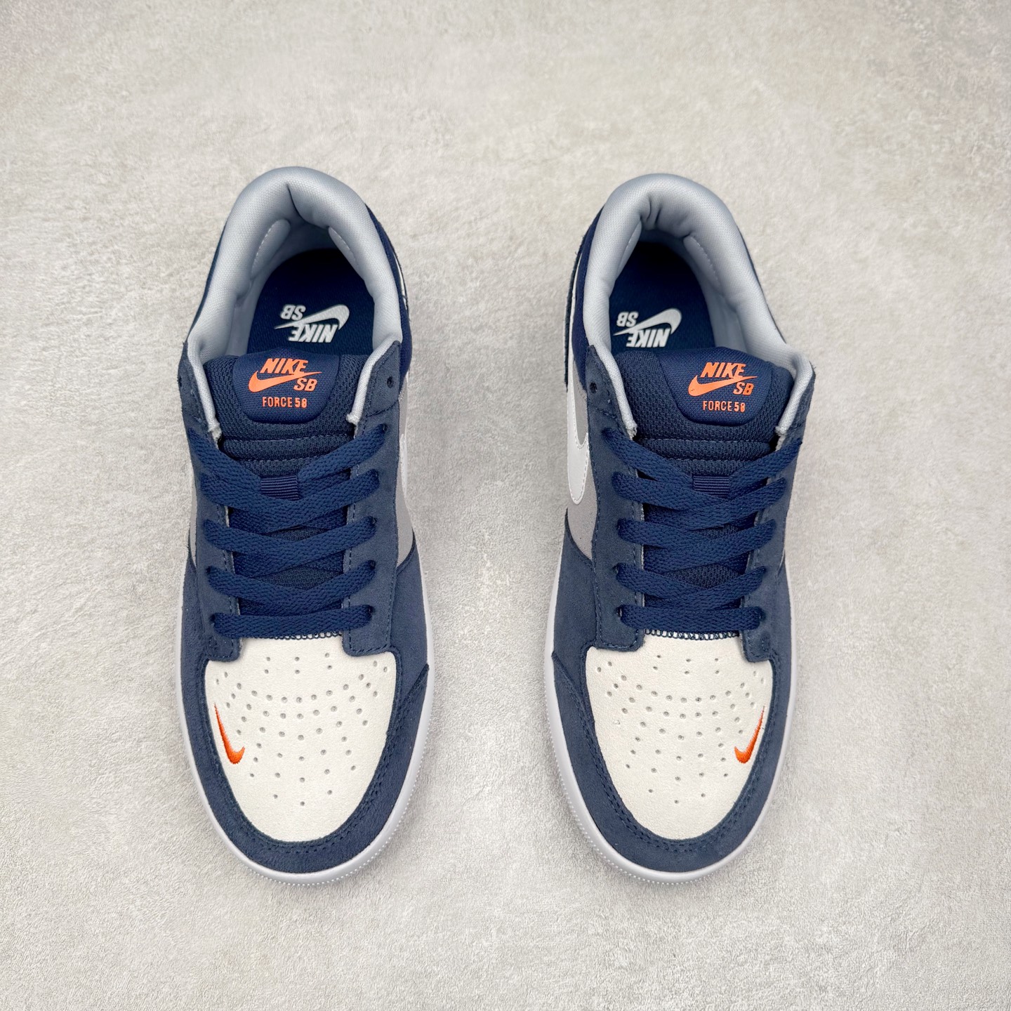 图片[2]-NK SB Force 58 空军58系列低帮休闲运动滑板板鞋 CZ2959-403 鞋面由帆布和麂皮拼接 层次感丰富 搭配硫化外底 耐磨耐穿 鞋舌及中底后跟处饰有SB Logo 表明鞋款身份 采用包边设计 经久耐穿 硫化结构则有效提升灵活性 穿上这款全新推出的创意力作 助你耀动街头 尺码：36 36.5 37.5 38 38.5 39 40 40.5 41 42 42.5 43 44 45-选品中心