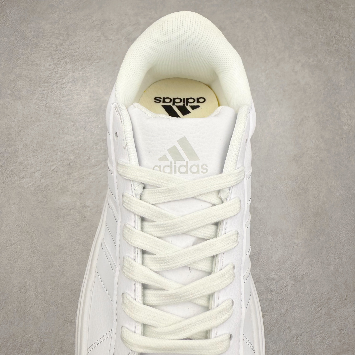 图片[5]-AD GRAND COURT PLATFORM 网球厚底运动小白鞋加厚中底的网球风经典运动鞋 穿上这款adidas经典运动鞋 感受网球运动的激情活力 实拍调校N版已经零色差零失真 百分百还原实物色彩所见即所得 不存在货不对板色差等低级问题 选购参考实物拍摄 不混卖不参货 只用心做好货严格选品 承诺混一赔十 尺码：36 36.5 37.5 38 38.5 39 40 40.5 41 42 42.5 43 44 44.5 45-选品中心