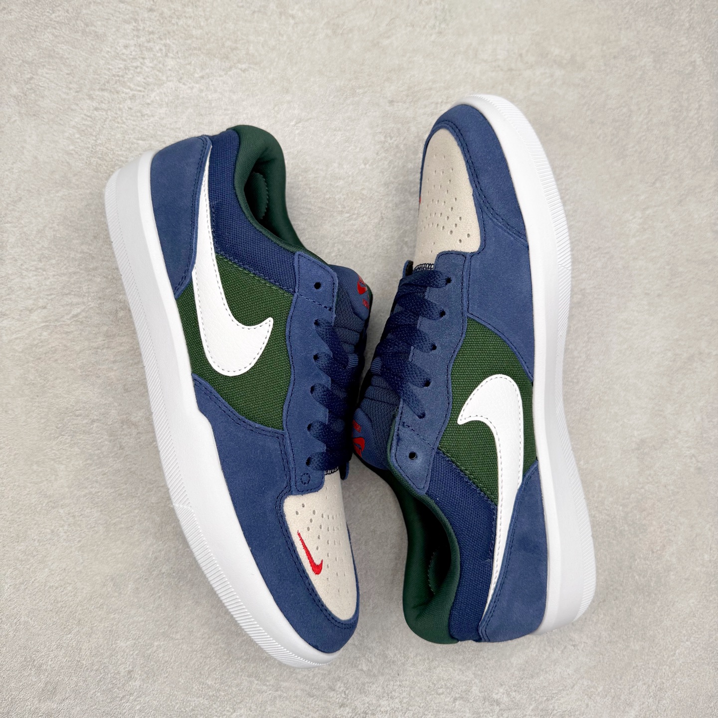 图片[3]-NK SB Force 58 空军58系列低帮休闲运动滑板板鞋 CZ2959-402 鞋面由帆布和麂皮拼接 层次感丰富 搭配硫化外底 耐磨耐穿 鞋舌及中底后跟处饰有SB Logo 表明鞋款身份 采用包边设计 经久耐穿 硫化结构则有效提升灵活性 穿上这款全新推出的创意力作 助你耀动街头 尺码：36 36.5 37.5 38 38.5 39 40 40.5 41 42 42.5 43 44 45-选品中心