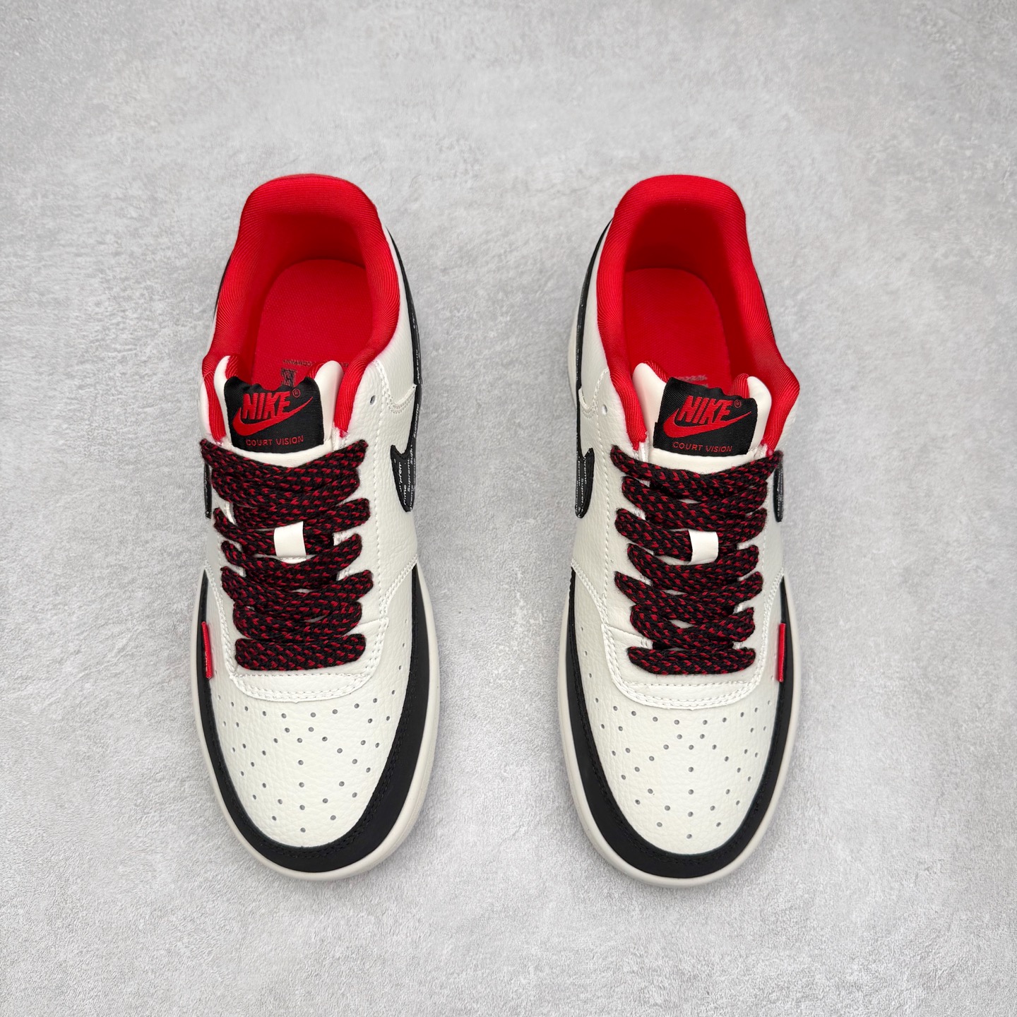 图片[2]-＃福利特价 NK Court Vision 1 Low低帮板鞋运动鞋休闲鞋 折边针车 工艺难度大 原楦头原纸板 原装鞋盒 定制五金配件 内置全掌气垫 原厂鞋底 尺码：36 36.5 37.5 38 38.5 39 40 40.5 41 42 42.5 43 44 44.5 45-选品中心