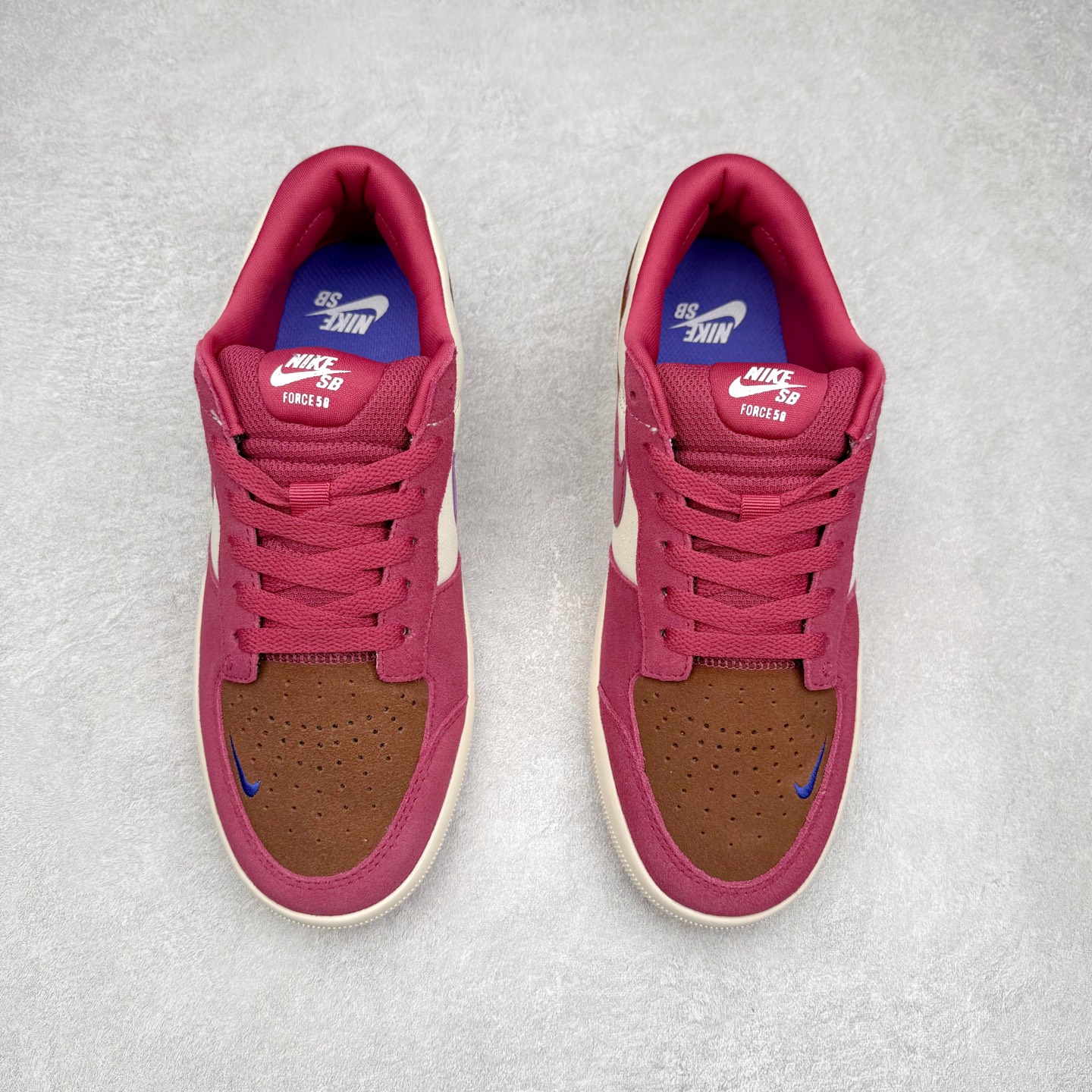 图片[2]-NK SB Force 58 空军58系列低帮休闲运动滑板板鞋 DV5477-104 鞋面由帆布和麂皮拼接 层次感丰富 搭配硫化外底 耐磨耐穿 鞋舌及中底后跟处饰有SB Logo 表明鞋款身份 采用包边设计 经久耐穿 硫化结构则有效提升灵活性 穿上这款全新推出的创意力作 助你耀动街头 尺码：36 36.5 37.5 38 38.5 39 40 40.5 41 42 42.5 43 44 45-选品中心