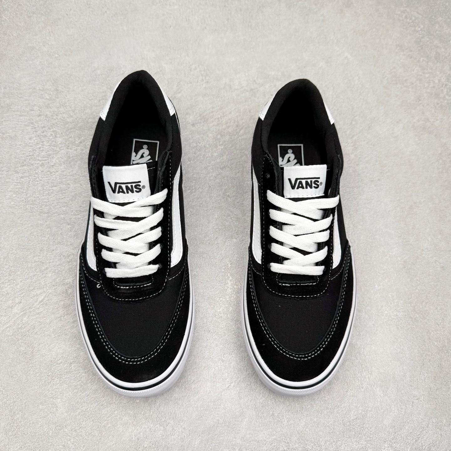 图片[2]-Vans Brooklyn LS 黑色 范斯官方 硫化简约复古板鞋 货号：VN000D7QLKZ 尺码：35 36 36.5 37 38 38.5 39 40 40.5 41 42 42.5 43 44-选品中心