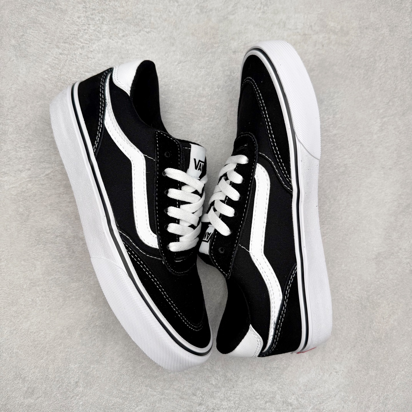 图片[3]-Vans Brooklyn LS 黑色 范斯官方 硫化简约复古板鞋 货号：VN000D7QLKZ 尺码：35 36 36.5 37 38 38.5 39 40 40.5 41 42 42.5 43 44-选品中心