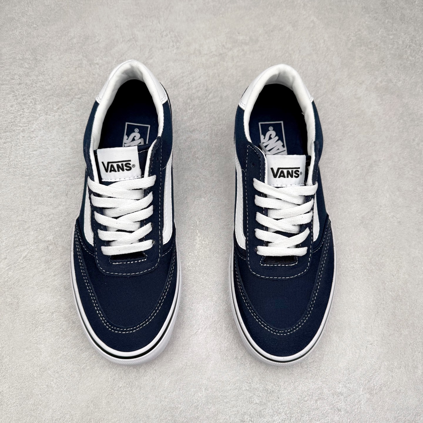 图片[2]-Vans Brooklyn LS 蓝色 范斯官方 硫化简约复古板鞋 货号：VN000D7QLKZ 尺码：35 36 36.5 37 38 38.5 39 40 40.5 41 42 42.5 43 44-选品中心