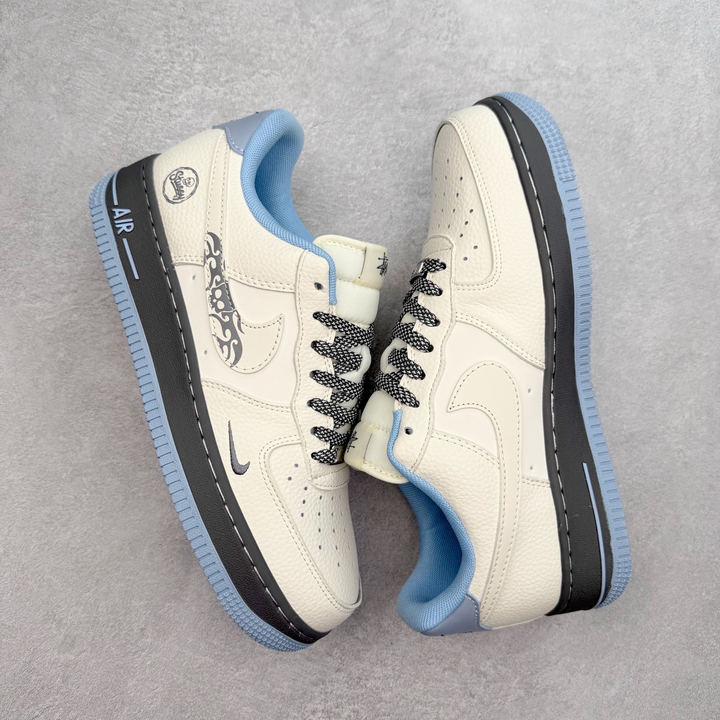 图片[3]-NK Air Force 1´07 Low 空军一号低帮百搭休闲运动板鞋 QW5606-267 柔软、弹性十足的缓震性能和出色的中底设计 横跨复古与现代的外型结合 造就出风靡全球 三十多年的Force 1 直到今天还深受青睐 实拍调校N版已经零色差零失真 百分百还原实物色彩所见即所得 不存在货不对板色差等低级问题 选购参考实物拍摄 不混卖不参货 只用心做好货严格选品 承诺混一赔十 尺码：36 36.5 37.5 38 38.5 39 40 40.5 41 42 42.5 43 44 44.5 45-选品中心