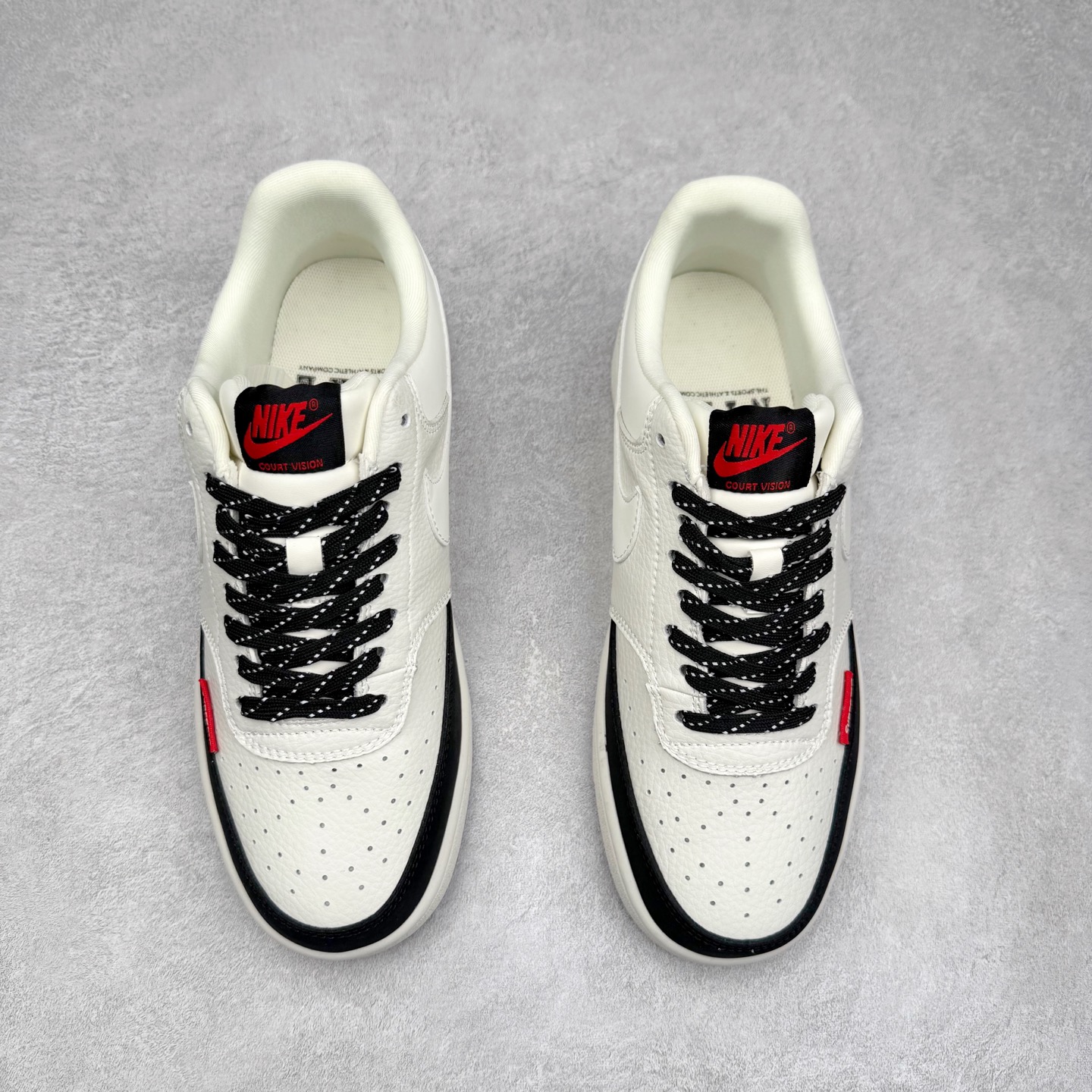 图片[2]-＃福利特价 NK Court Vision 1 Low低帮板鞋运动鞋休闲鞋 折边针车 工艺难度大 原楦头原纸板 原装鞋盒 定制五金配件 内置全掌气垫 原厂鞋底 尺码：36 36.5 37.5 38 38.5 39 40 40.5 41 42 42.5 43 44 44.5 45-选品中心
