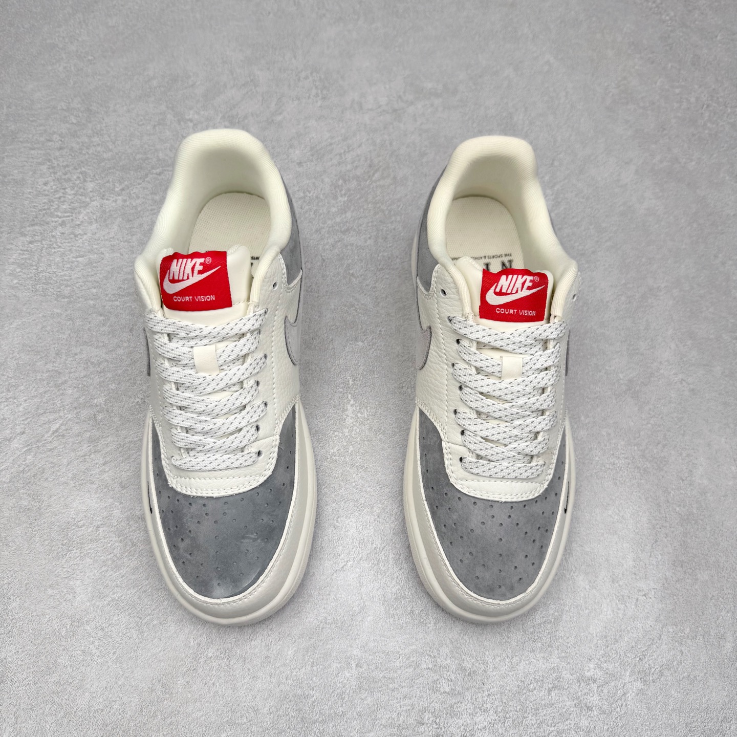 图片[2]-＃福利特价 NK Court Vision 1 Low低帮板鞋运动鞋休闲鞋 折边针车 工艺难度大 原楦头原纸板 原装鞋盒 定制五金配件 内置全掌气垫 原厂鞋底 尺码：36 36.5 37.5 38 38.5 39 40 40.5 41 42 42.5 43 44 44.5 45-选品中心