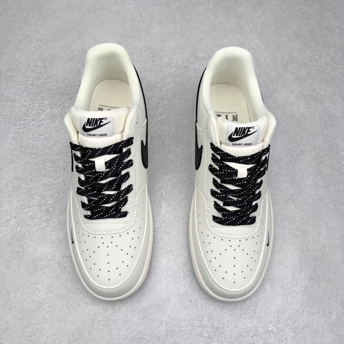 图片[2]-＃福利特价 NK Court Vision 1 Low低帮板鞋运动鞋休闲鞋 折边针车 工艺难度大 原楦头原纸板 原装鞋盒 定制五金配件 内置全掌气垫 原厂鞋底 尺码：36 36.5 37.5 38 38.5 39 40 40.5 41 42 42.5 43 44 44.5 45-选品中心