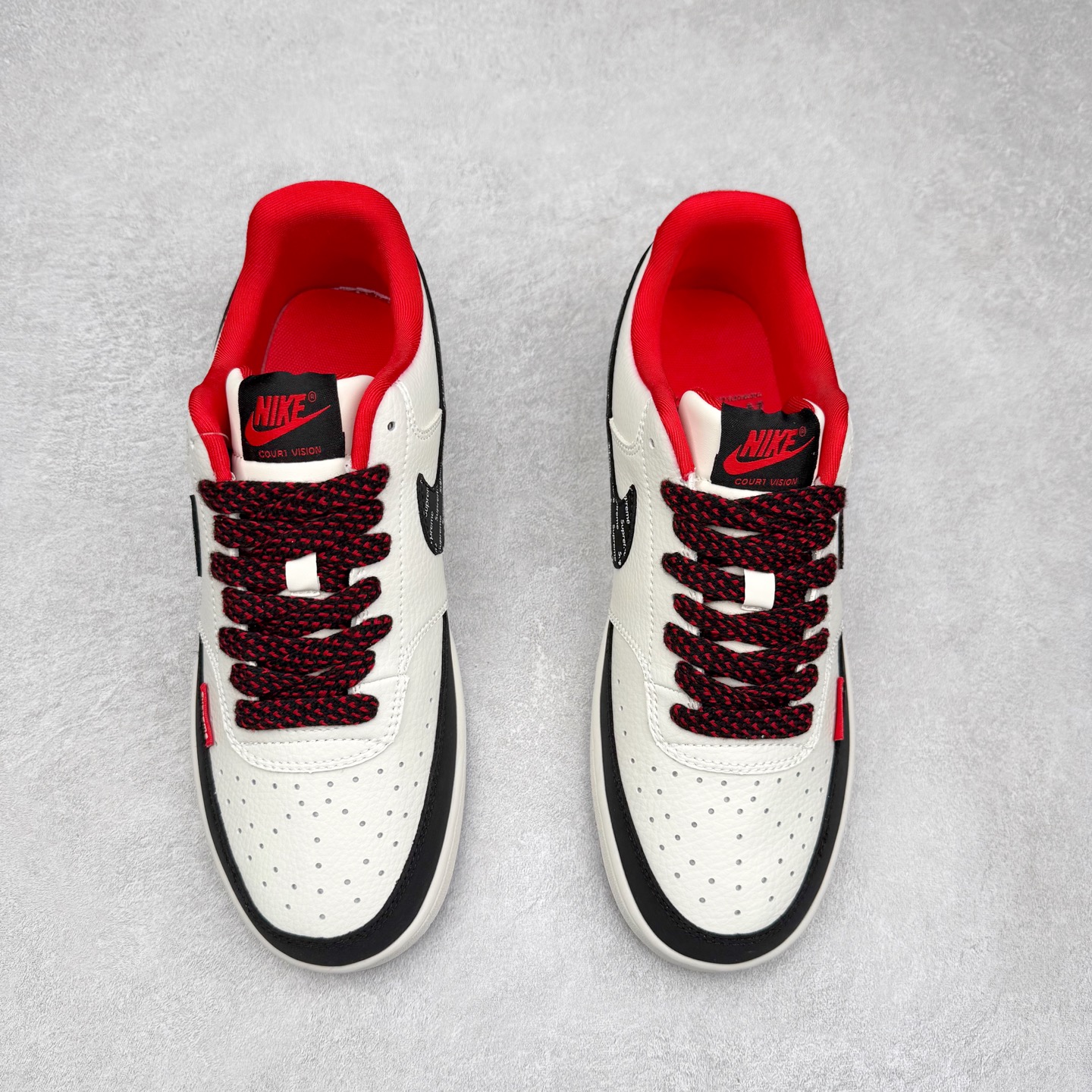 图片[2]-＃福利特价 NK Court Vision 1 Low低帮板鞋运动鞋休闲鞋 折边针车 工艺难度大 原楦头原纸板 原装鞋盒 定制五金配件 内置全掌气垫 原厂鞋底 尺码：36 36.5 37.5 38 38.5 39 40 40.5 41 42 42.5 43 44 44.5 45-选品中心