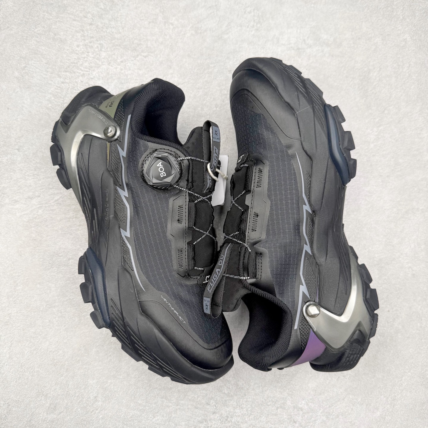 图片[3]-＃福利特价 凯乐石 KAILAS FUGA DU BOA 大坡王轻越野徒步 网布TPU减震防滑透气支撑回弹 低帮 超强抓地力登山跑步鞋 KAILAS凯乐石品牌是全球三大全系攀登品牌之一，于2003年创立于中国广州，致力于为有攀登梦想的户外运动员及爱好者，研发制造功能性专业装备，满足他们在极限环境下安全舒适的需求，凯乐石专注于科技面料的开发及专业功能设计，产品线覆盖登山、攀岩、徒步、越野跑山、露营、旅行等多项户外运动，通过运动员的测试反馈，不断进化迭代，产品荣获国内外大奖71座，发明专利21个，更突破性的自主研发攀登器械，打造出中国的攀登硬实力。实拍调校N版已经零色差零失真 百分百还原实物色彩所见即所得 不存在货不对板色差等低级问题 选购参考实物拍摄 不混卖不参货 只用心做好货严格选品 承诺混一赔十 尺码：36 36.5 37.5 38 38.5 39 40 40.5 41 42 42.5 43 44 44.5 45-选品中心