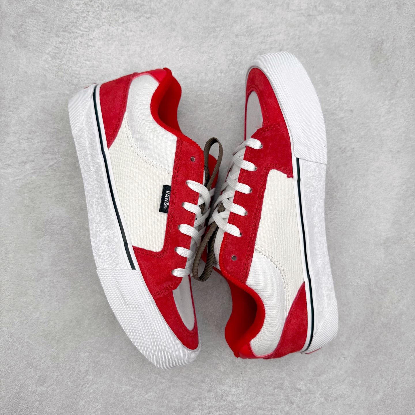 图片[3]-Vans Chukka Push 白红 官方新款 防滑低帮休闲滑板鞋 尺码：35 36 36.5 37 38 38.5 39 40 40.5 41 42 42.5 43 44 45-选品中心