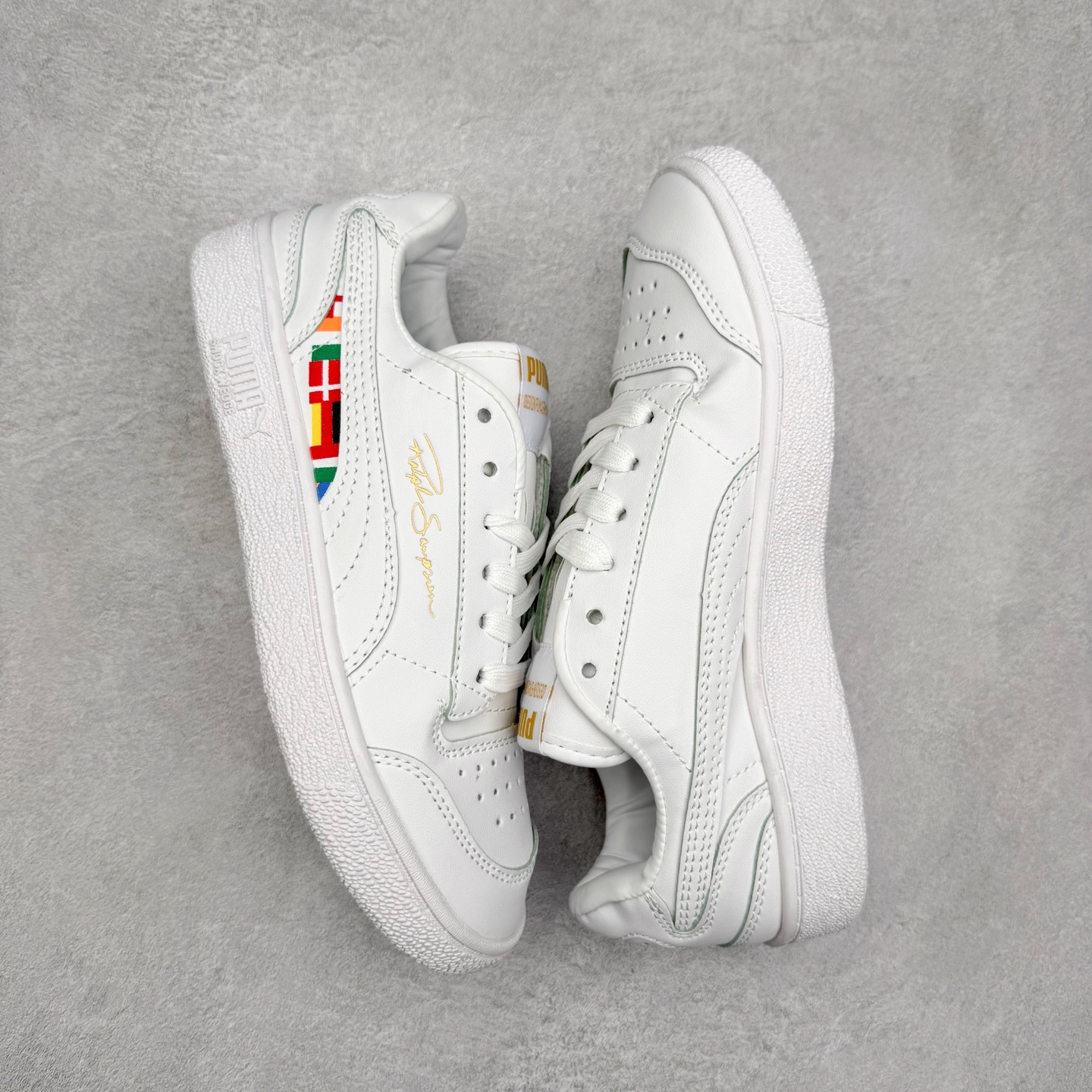 图片[3]-Puma Ralph Sampson Lo Vintage 彪马复古运动板鞋 实拍调校N版已经零色差零失真 百分百还原实物色彩所见即所得 不存在货不对板色差等低级问题 选购参考实物拍摄 不混卖不参货 只用心做好货严格选品 承诺混一赔十 尺码：36 36.5 37.5 38 38.5 39 40 40.5 41 42 42.5 43 44 44.5 45-选品中心