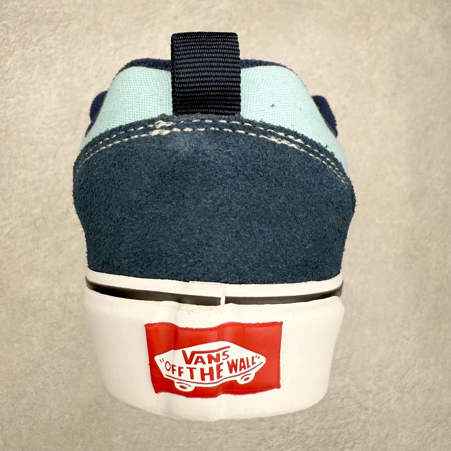 图片[8]-Vans Classics Knu Skool 蓝白拼接 字母鞋带 厚鞋舌面包鞋 肥胖版大Logo 原版猪八皮面料 尺码：35 36 36.5 37 38 38.5 39 40 40.5 41 42 42.5 43 44 45 工艺：硫化1：1（重量1：1、真标、原钢印、材质标、鞋型标、合格证）-选品中心