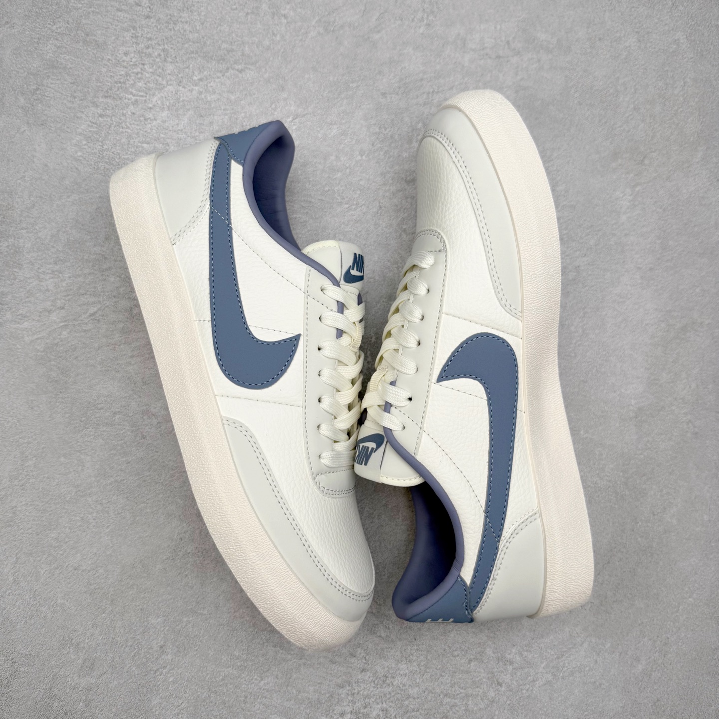 图片[3]-J.Crew x NK Killshot II Leather 联名复古板鞋 HQ1657-106 采用米白色皮革制作鞋身 Swoosh 点缀其中 最后搭载棕色生胶大底 流露出满满的复古气气息 尺码：36 36.5 37.5 38 38.5 39 40 40.5 41 42 42.5 43 44 44.5 45-选品中心