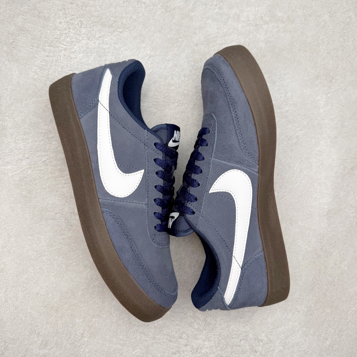 图片[3]-J.Crew x NK Killshot II Leather 联名复古板鞋 FQ8903-400 采用米白色皮革制作鞋身 Swoosh 点缀其中 最后搭载棕色生胶大底 流露出满满的复古气气息 尺码：36 36.5 37.5 38 38.5 39 40 40.5 41 42 42.5 43 44 44.5 45-选品中心