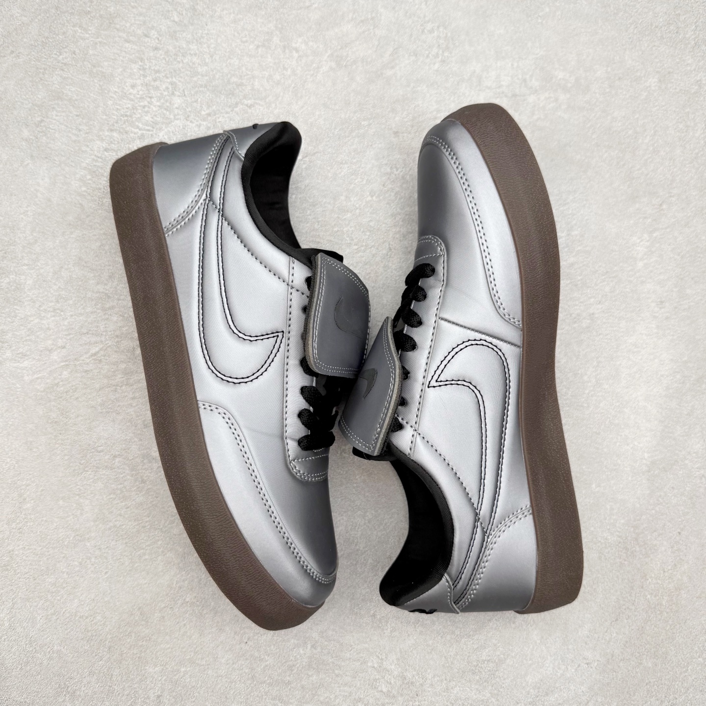 图片[3]-J.Crew x NK Killshot II Leather 联名复古板鞋 IM4842-099 采用米白色皮革制作鞋身 Swoosh 点缀其中 最后搭载棕色生胶大底 流露出满满的复古气气息 尺码：36 36.5 37.5 38 38.5 39 40 40.5 41 42 42.5 43 44 44.5 45-选品中心