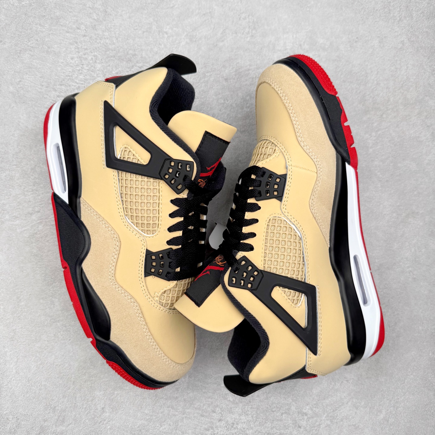 图片[3]-＃OG纯原 Air Jordan AJ4 Retro 棕色 IH2094-200 耗时多个月巨作 重金购买原楦原纸板 确保原汁原味 完美呈现四代版型 原厂织唛标 市面唯一采用原装皮料 正确网格工艺 全方位一致匹配官方细节 尺码：36 36.5 37.5 38 38.5 39 40 40.5 41 42 42.5 43 44 44.5 45 46 47.5-选品中心