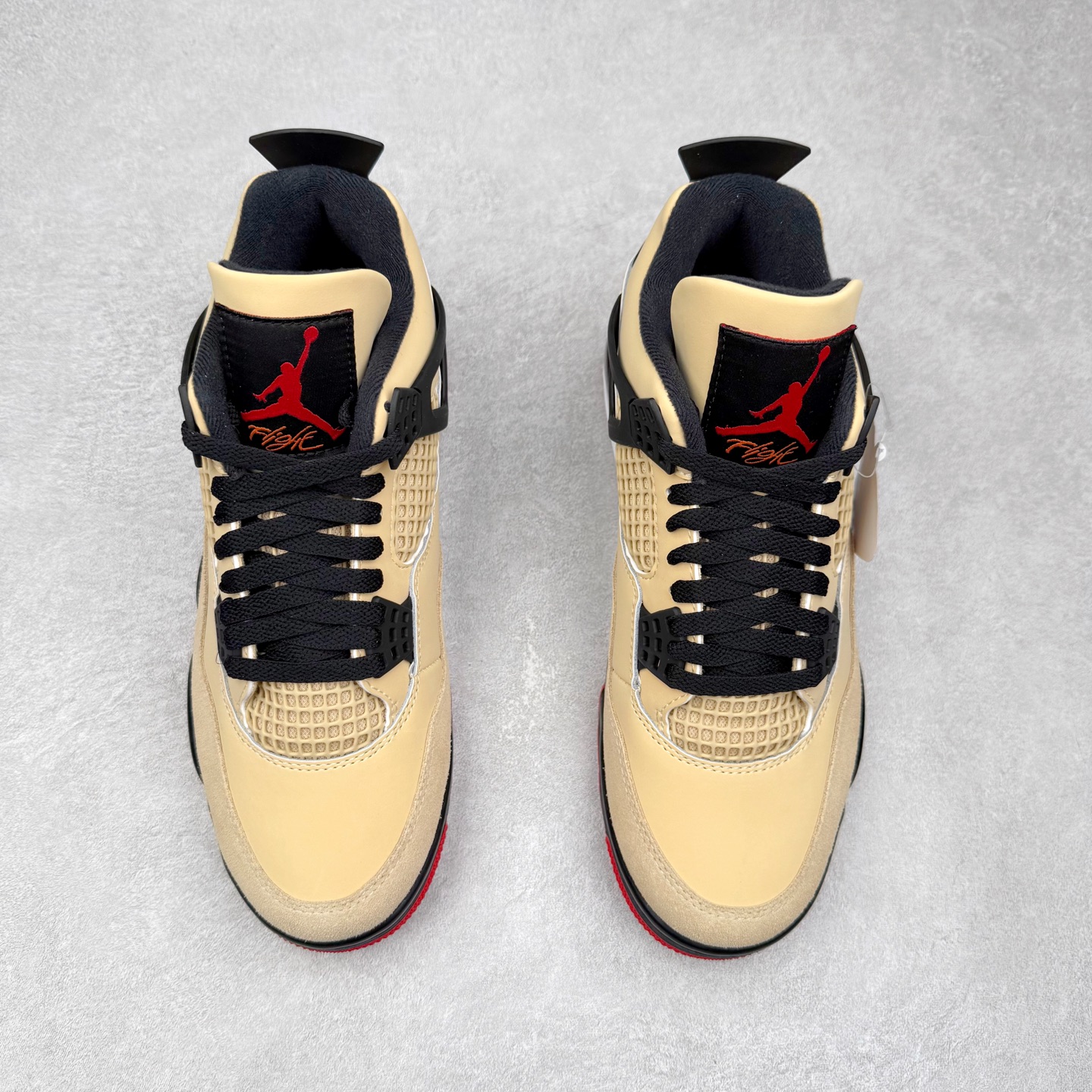 图片[2]-＃OG纯原 Air Jordan AJ4 Retro 棕色 IH2094-200 耗时多个月巨作 重金购买原楦原纸板 确保原汁原味 完美呈现四代版型 原厂织唛标 市面唯一采用原装皮料 正确网格工艺 全方位一致匹配官方细节 尺码：36 36.5 37.5 38 38.5 39 40 40.5 41 42 42.5 43 44 44.5 45 46 47.5-选品中心