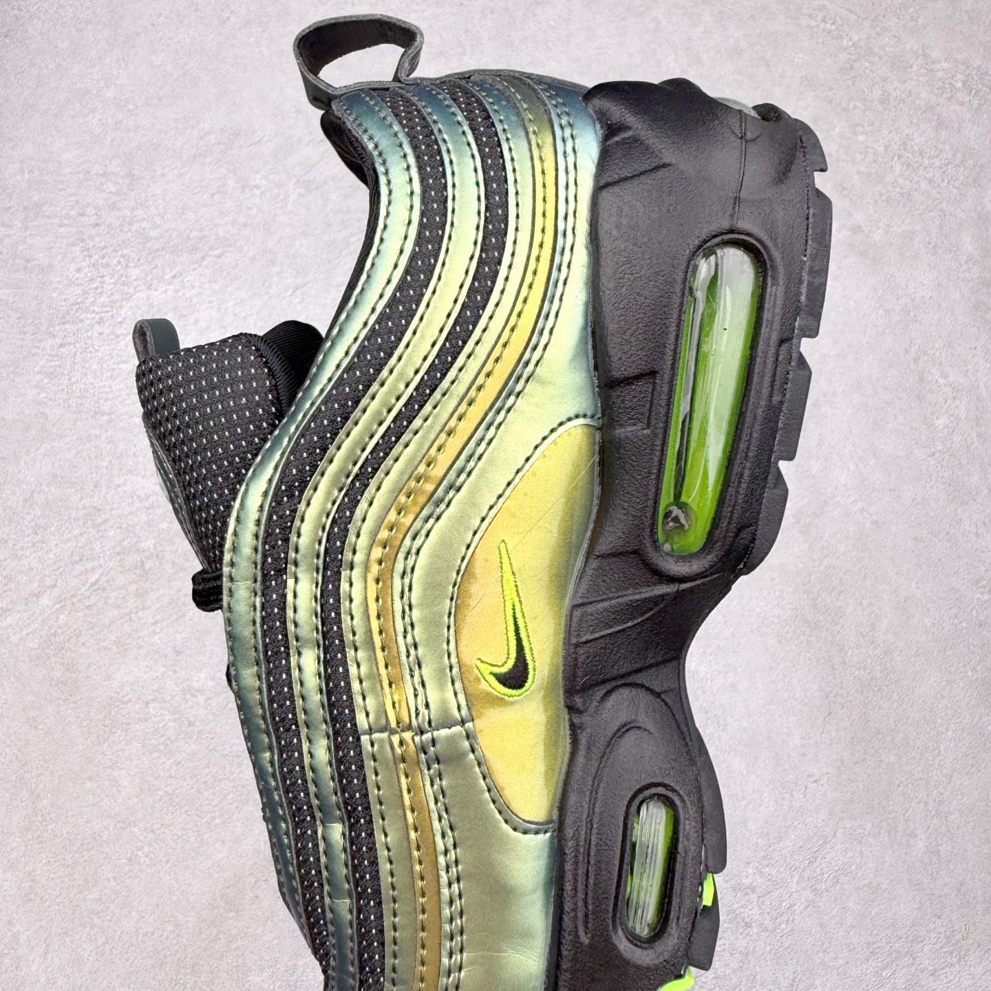 图片[7]-Division Street x NK Air Max 95/97 “Storm” PE 舒适百搭低帮气垫篮球鞋 男女同款 II1714-900 实拍调校N版已经零色差零失真 百分百还原实物色彩所见即所得 不存在货不对板色差等低级问题 选购参考实物拍摄 不混卖不参货 只用心做好货严格选品 承诺混一赔十 尺码：36 36.5 37.5 38 38.5 39 40 40.5 41 42 42.5 43 44 44.5 45-选品中心