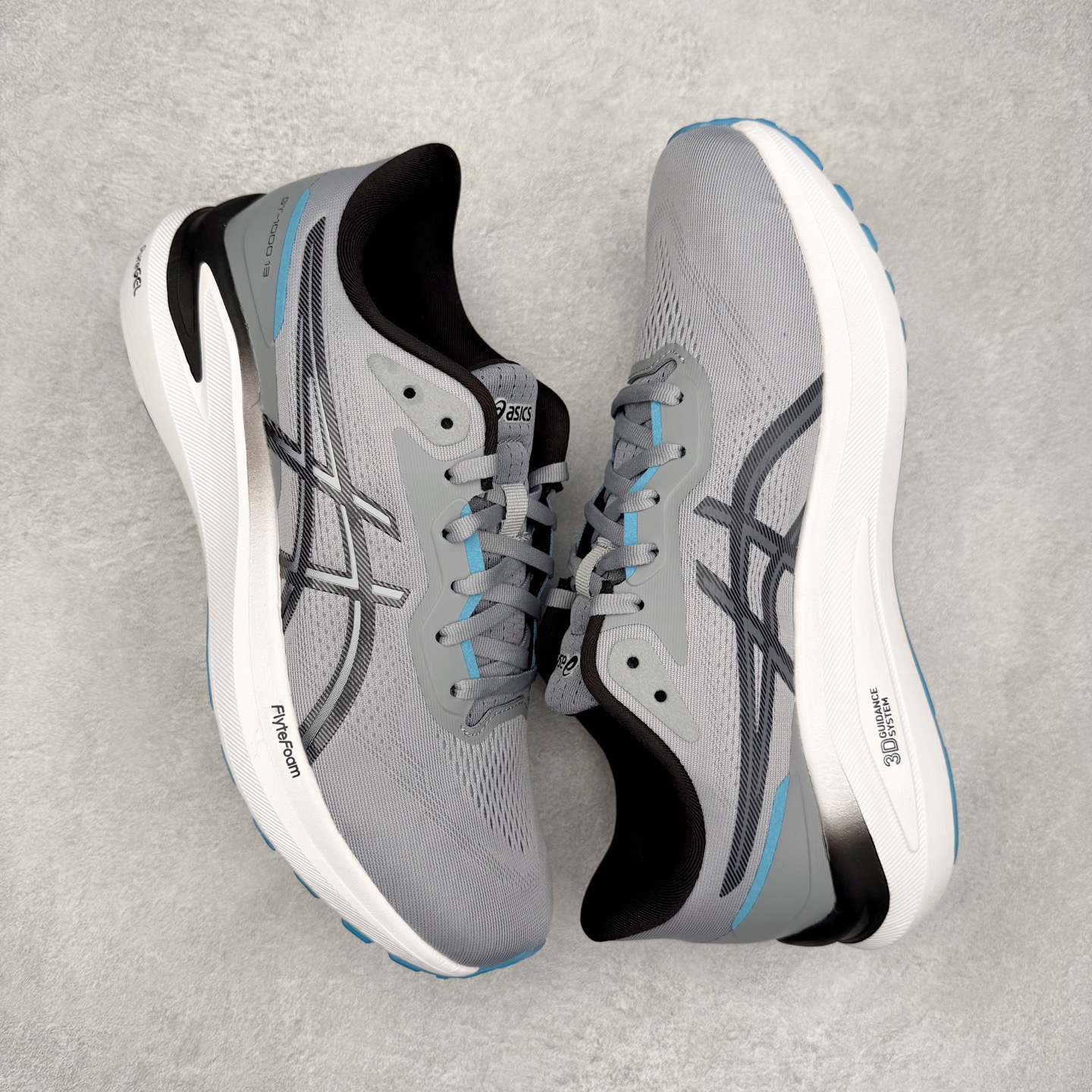 图片[3]-Asics GT-1000 13 GTX 亚瑟士舒适运动稳定防滑支撑低帮休闲跑步鞋 GT-1000 13采用网眼鞋面，提供良好透气性 中底处的PUREGEL科技与FLYTEFOAM缓冲层可減轻鞋身的重量 带来更加柔软的触地脚感 在每一步中创造更加舒适的运动体验 尺码：36 36.5 37.5 38 38.5 39 40 40.5 41.5 42 42.5 43.5 44 44.5 45-选品中心