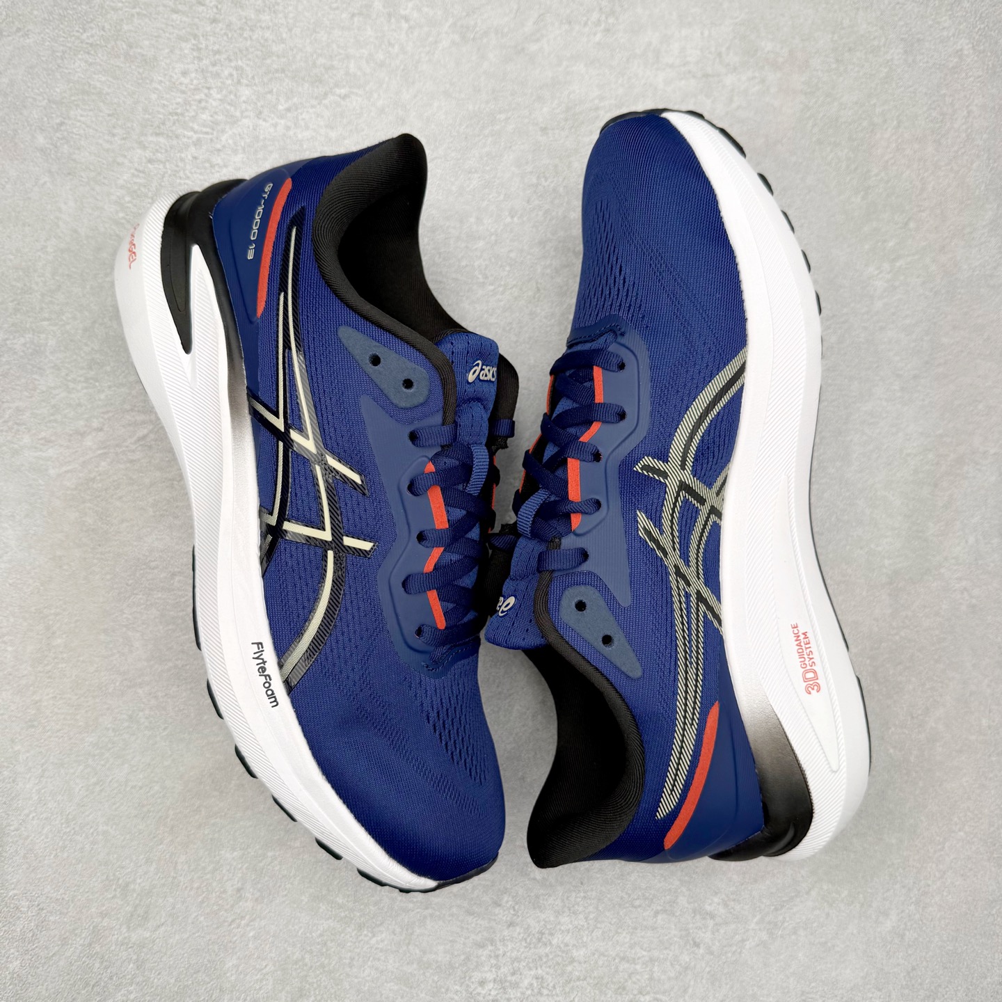 图片[3]-Asics GT-1000 13 GTX 亚瑟士舒适运动稳定防滑支撑低帮休闲跑步鞋 GT-1000 13采用网眼鞋面，提供良好透气性 中底处的PUREGEL科技与FLYTEFOAM缓冲层可減轻鞋身的重量 带来更加柔软的触地脚感 在每一步中创造更加舒适的运动体验 尺码：36 36.5 37.5 38 38.5 39 40 40.5 41.5 42 42.5 43.5 44 44.5 45-选品中心