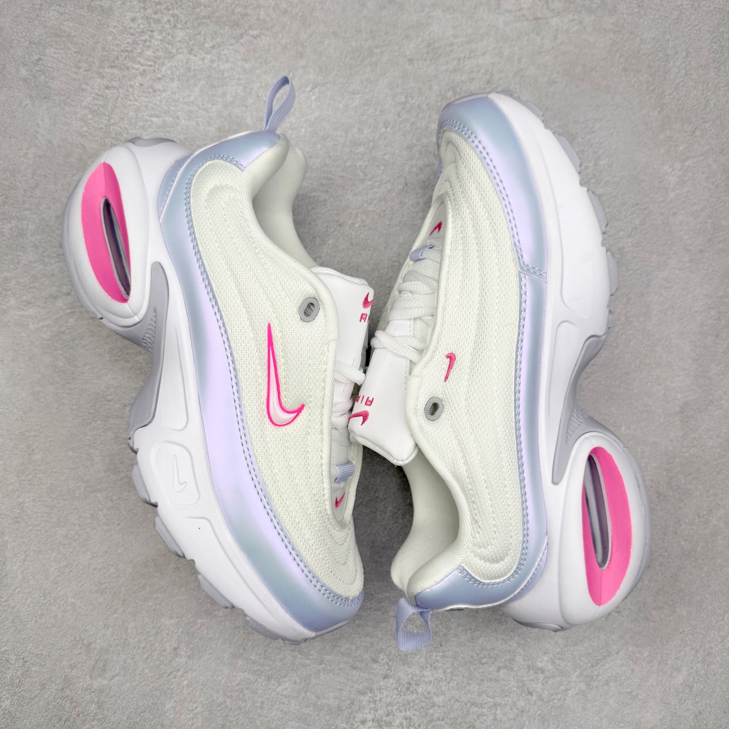 图片[3]-NK Air Max Portal 豪门系列低帮气垫百搭增高休闲运动慢跑鞋 选用网眼鞋面，脚感舒适透气。鞋舌、鞋侧及后跟处饰有品牌标识，简约大气又时尚。采用经典系带开合方式，可自由调节松紧度。泡棉中底搭载Max Air气垫，具有良好的回弹性及缓震性能。橡胶外底可防滑耐磨，提升抓地力。尺码：35.5 36 36.5 37.5 38 38.5 39 40 40.5 41 42 42.5 43 44 44.5 45-选品中心