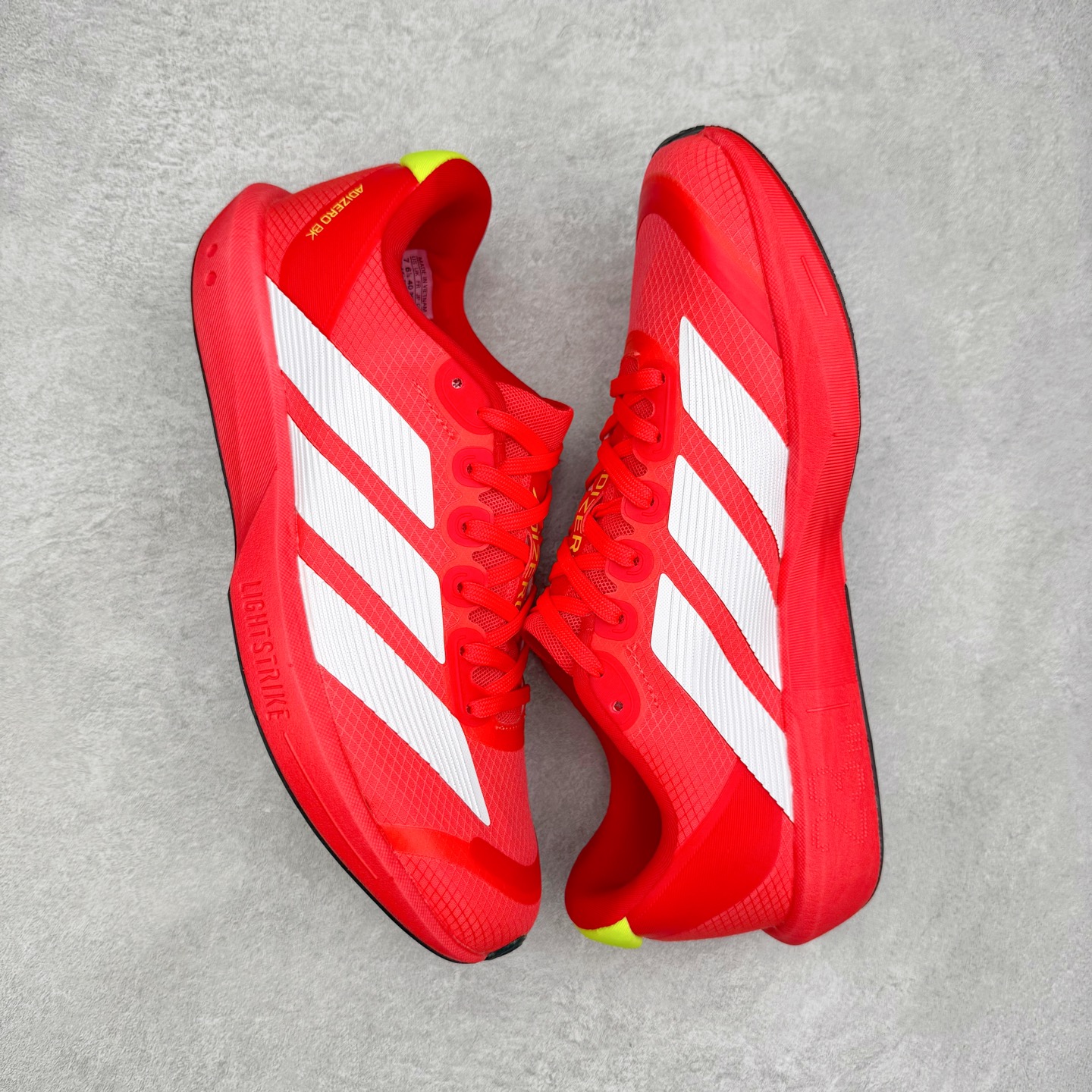 图片[3]-AD Adizero BK 夏季透气网眼竞速跑鞋 JS4434 融合Lightstrike和Lightstrike Pro技术 采用乙烯/乙酸乙烯酯(EVA)材质 打造舒适中底 含ENERGYROD能量碳柱 旨在为步伐添活力 尺码：36 36.5 37 38 38.5 39 40 40.5 41 42 42.5 43 44 44.5 45-选品中心