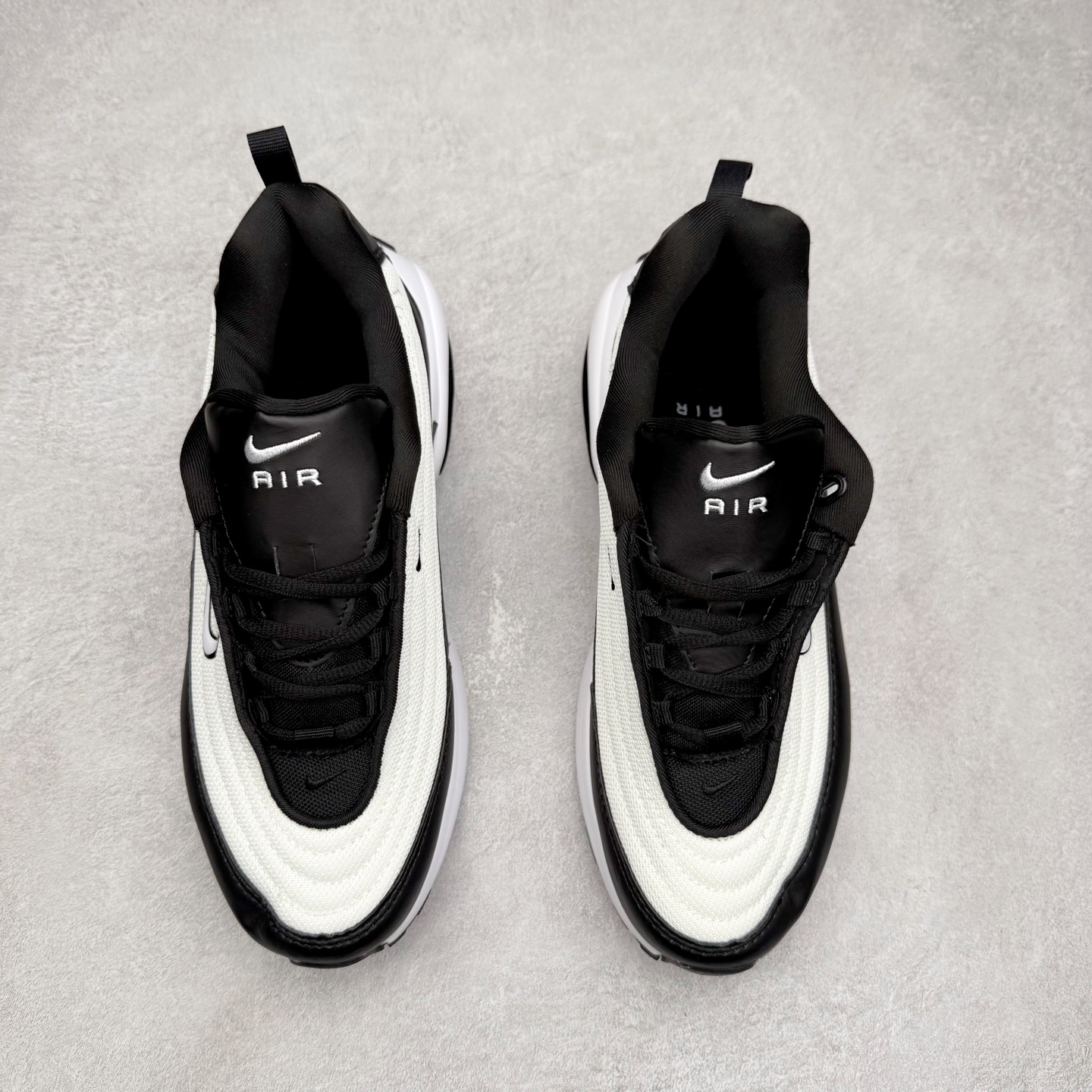 图片[2]-NK Air Max Portal 豪门系列低帮气垫百搭增高休闲运动慢跑鞋 选用网眼鞋面，脚感舒适透气。鞋舌、鞋侧及后跟处饰有品牌标识，简约大气又时尚。采用经典系带开合方式，可自由调节松紧度。泡棉中底搭载Max Air气垫，具有良好的回弹性及缓震性能。橡胶外底可防滑耐磨，提升抓地力。尺码：35.5 36 36.5 37.5 38 38.5 39 40 40.5 41 42 42.5 43 44 44.5 45-选品中心