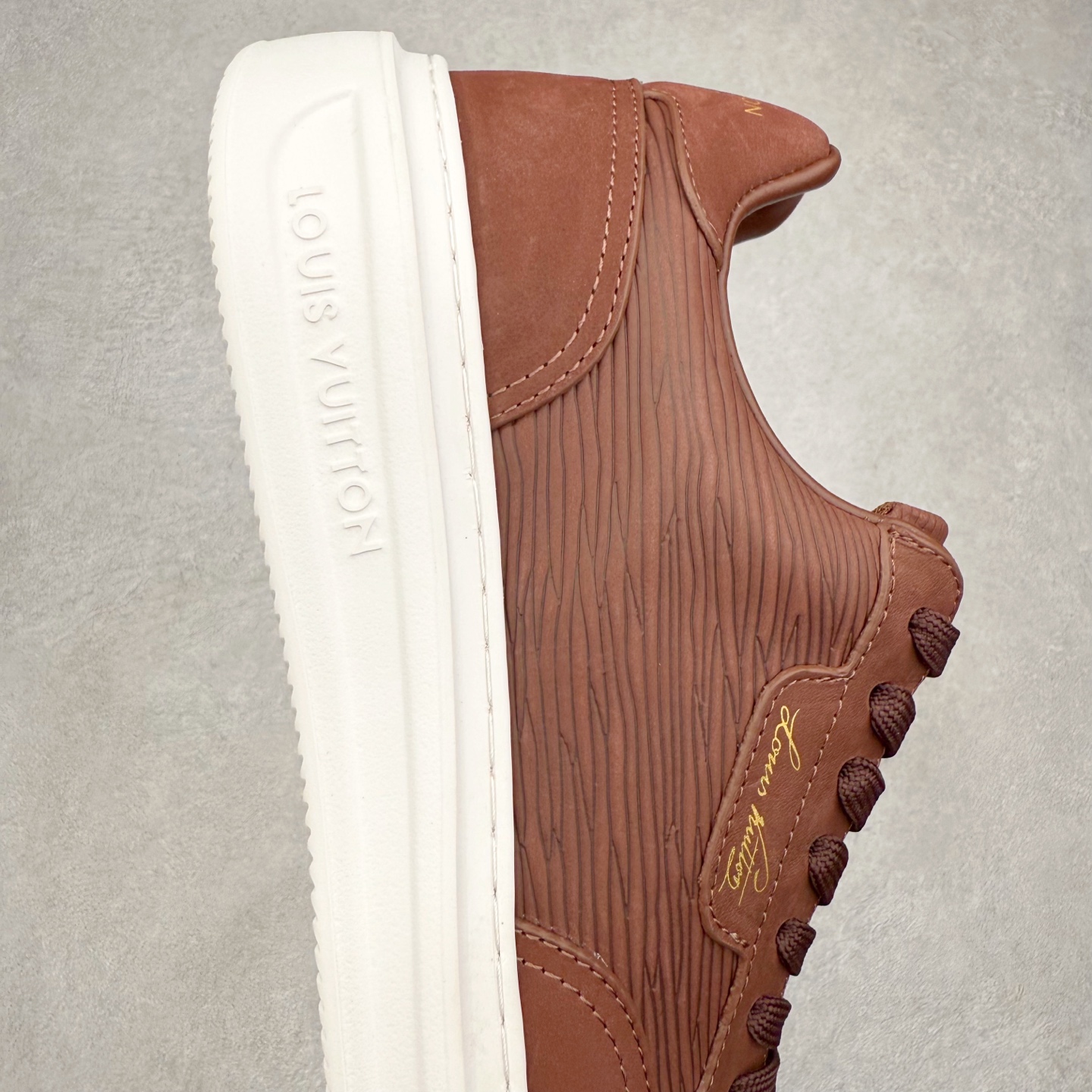 图片[6]-LOUIS VUITTON Beverly Hills Lv牛皮革圆头系带低帮板鞋 男款 尺码：39 40 41 42 43 44 45-选品中心